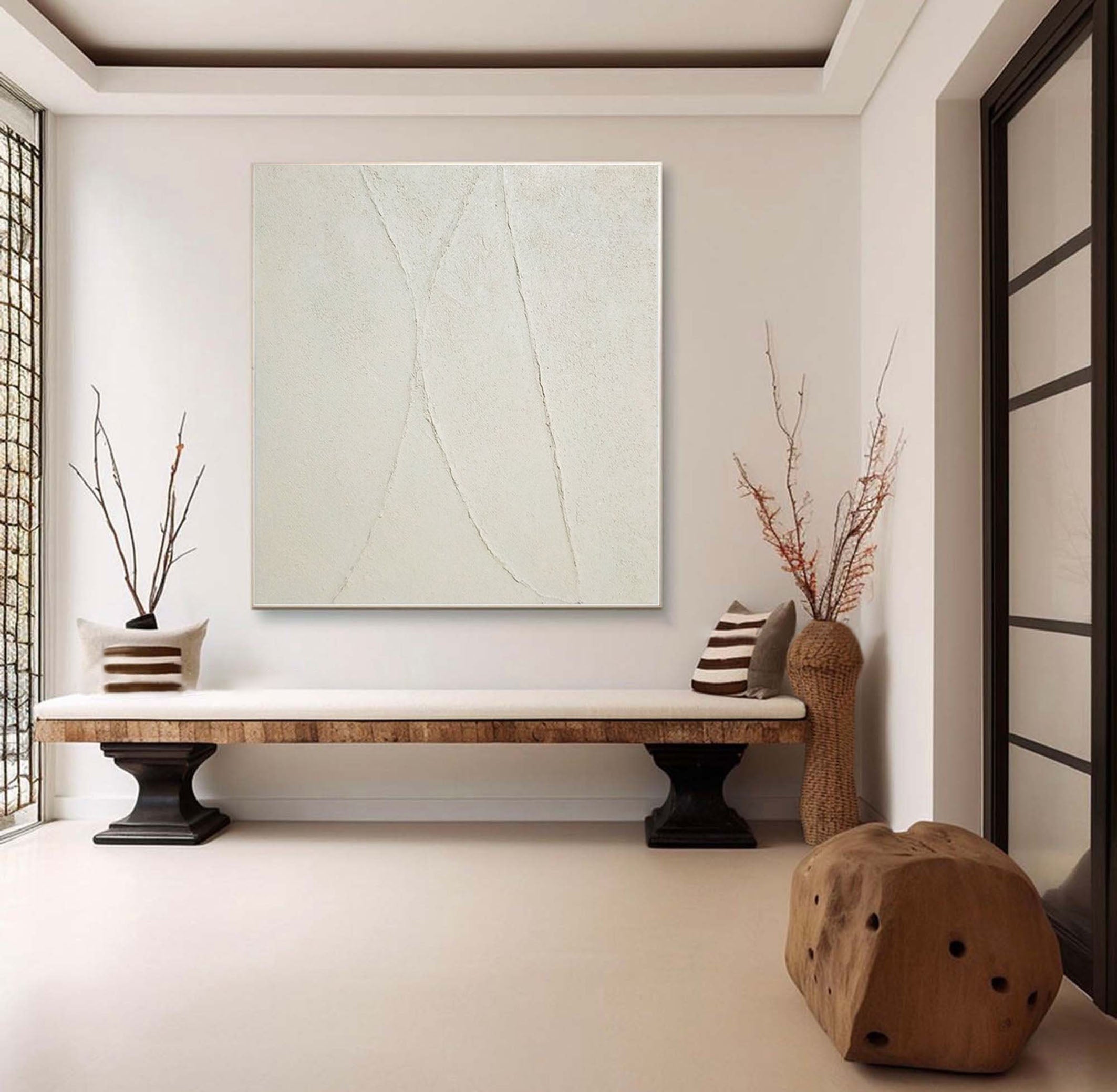 Abstract Wall Art Painting in Neutral Tones #AP 071
