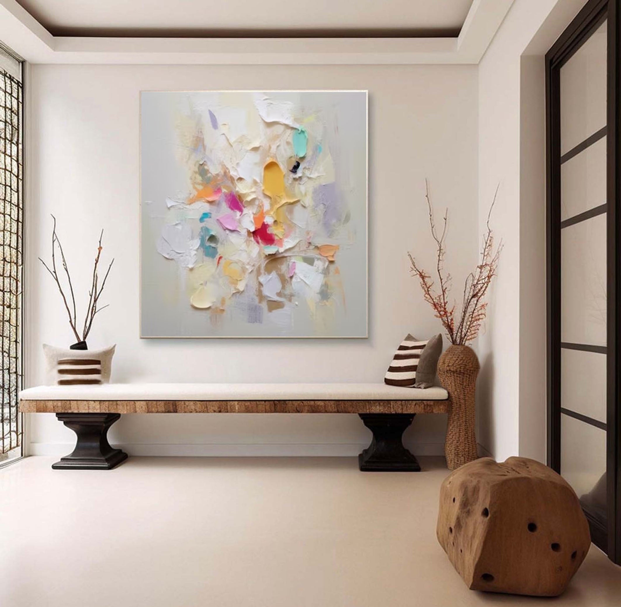 Abstract Rhapsody Colorful Wall Art for Creative Interiors #AP 037
