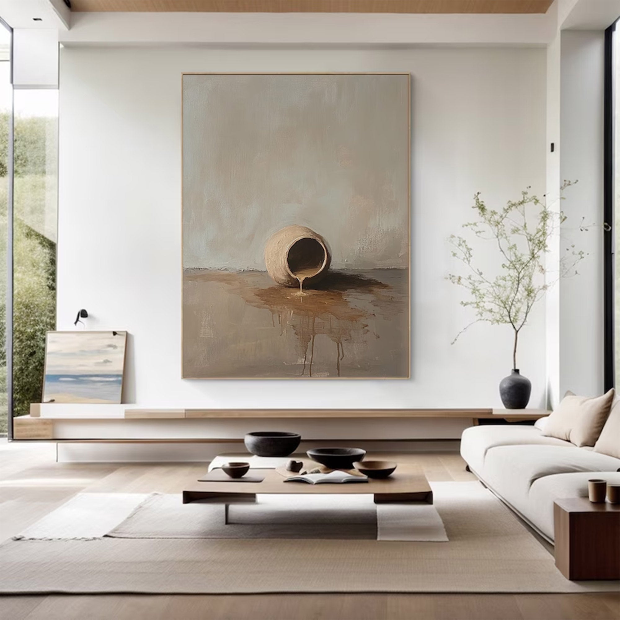 Large Abstract Vase Art | KeiraArt #AG 140