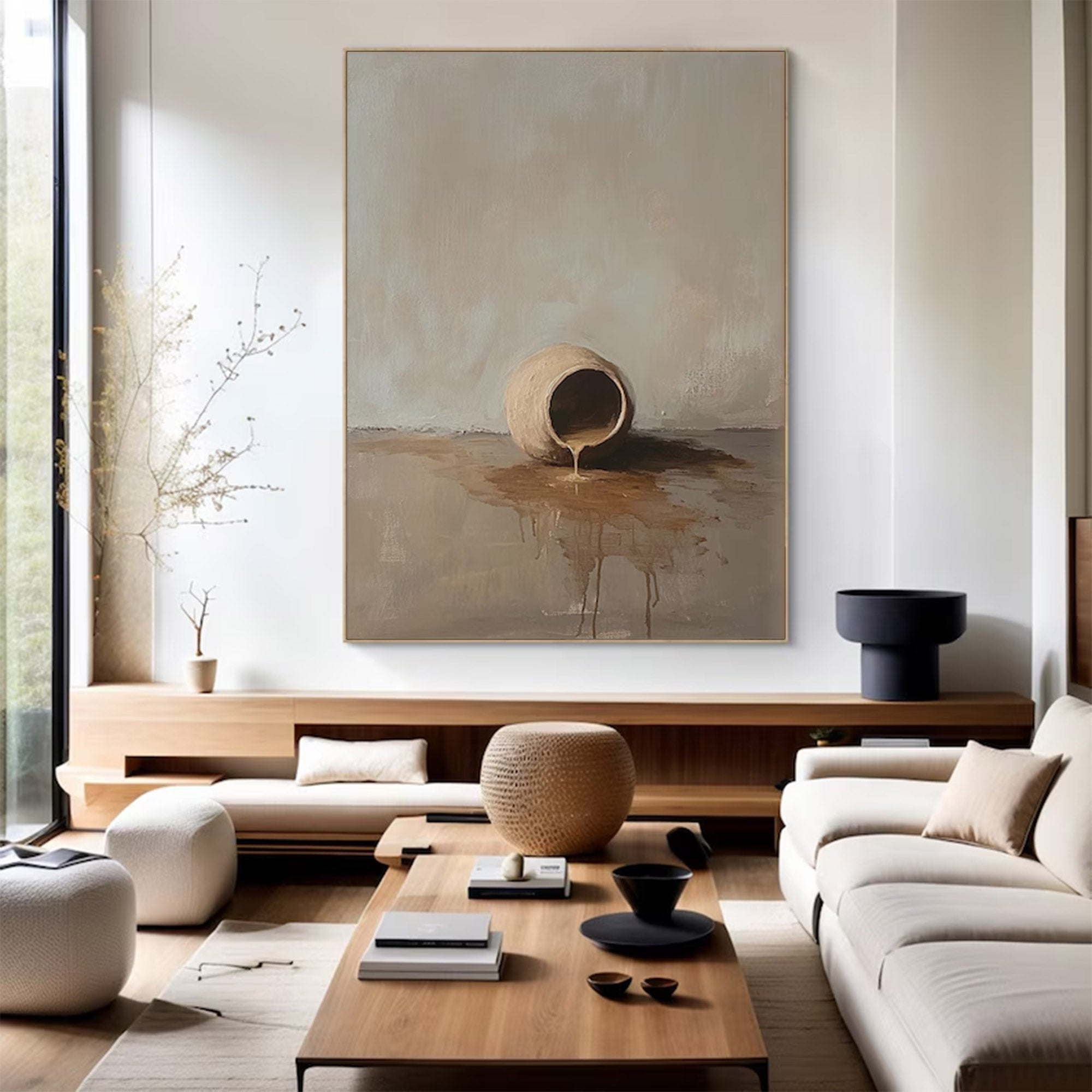Large Abstract Vase Art | KeiraArt #AG 140