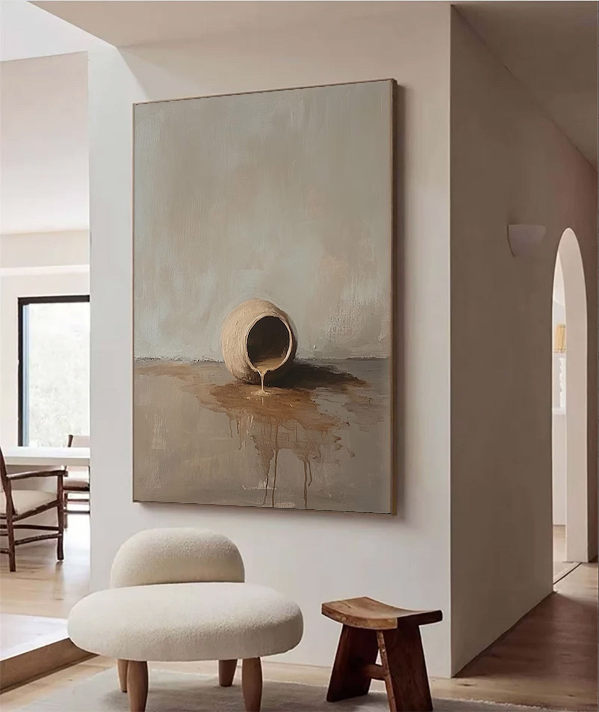 Large Abstract Vase Art | KeiraArt #AG 140