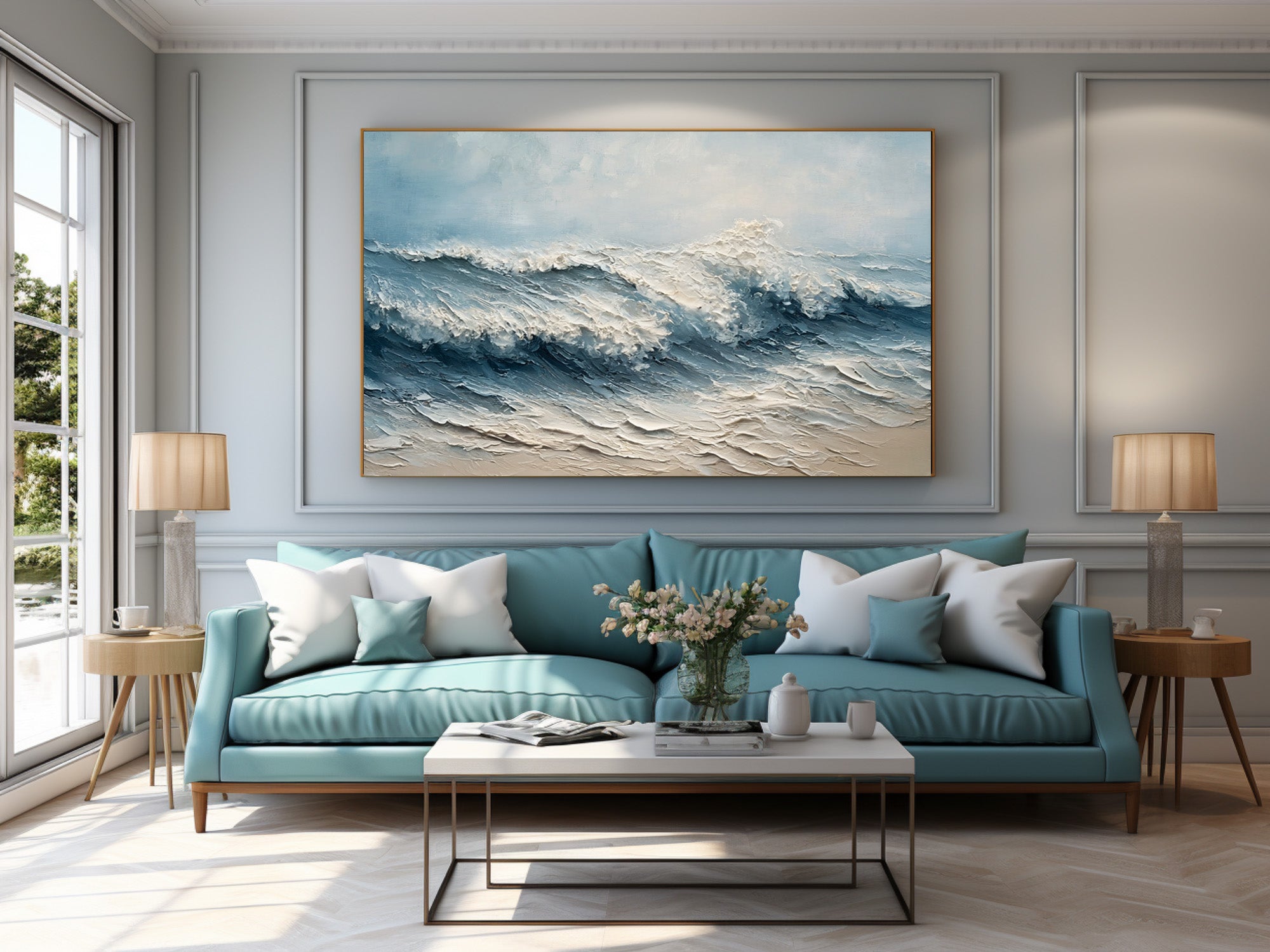 Contemporary 3D Wall Art with Rich Textures #AG 009