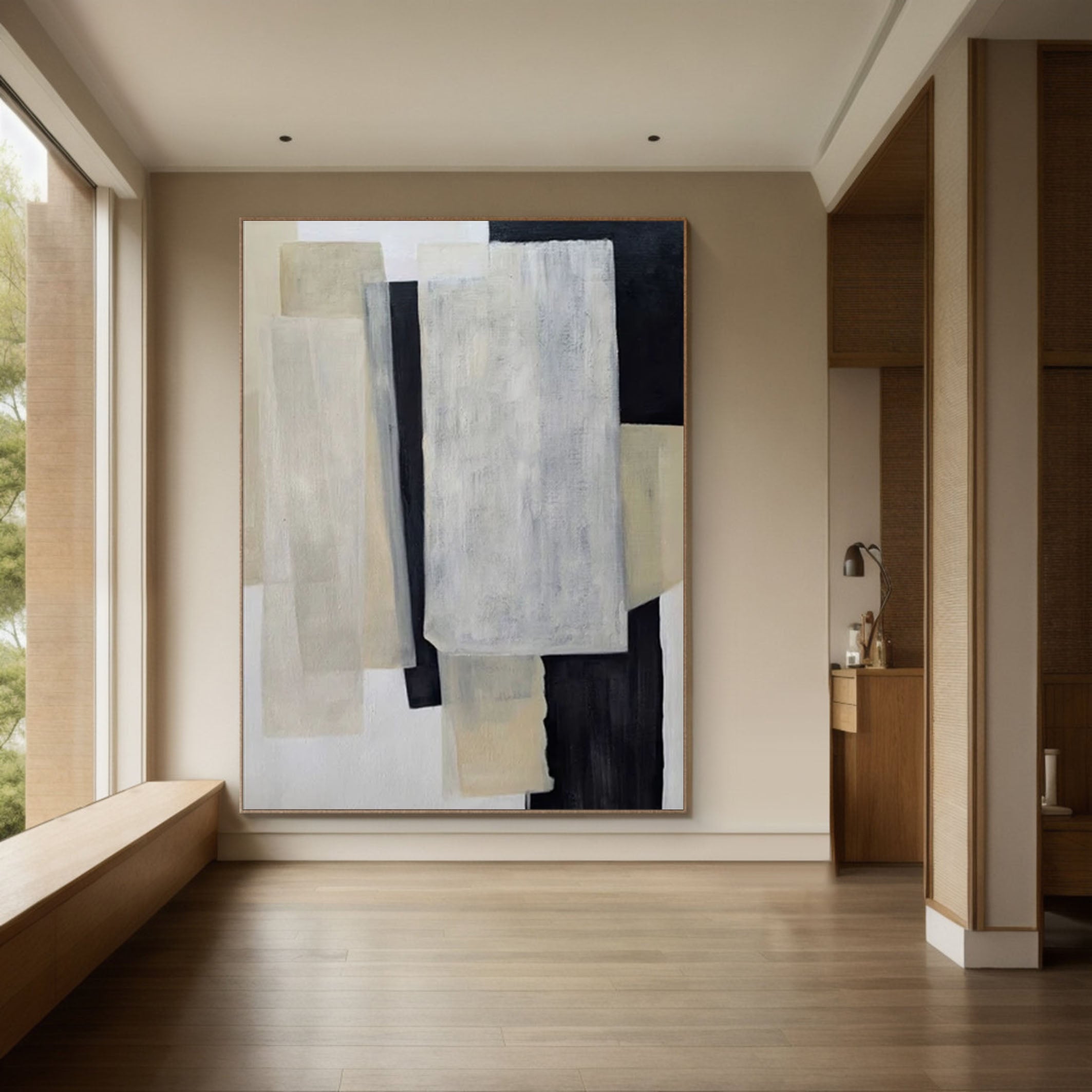 Minimalist Abstract Art Wabi Sabi Canvas for Modern Home Decor #MMA 177