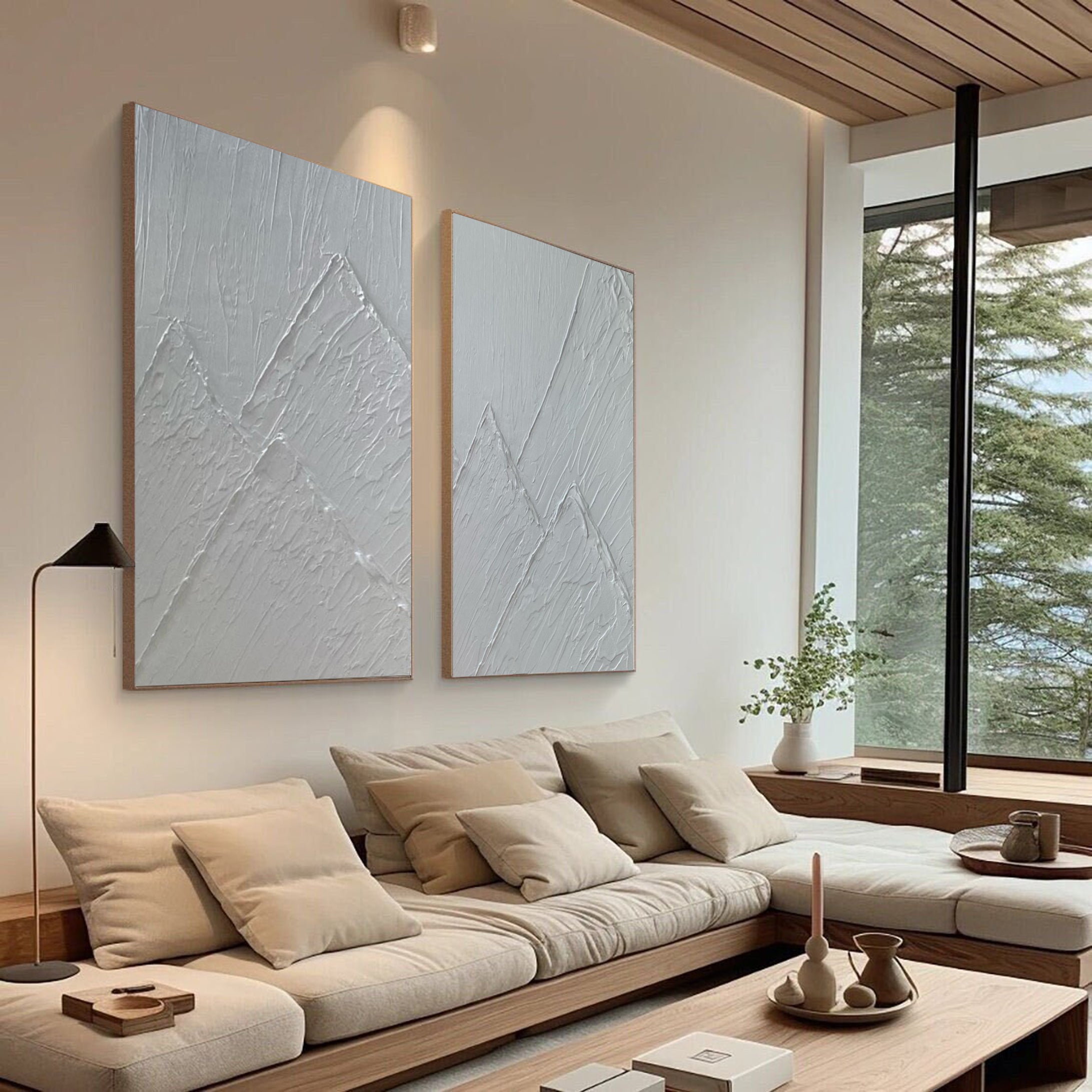 Modern Minimalist Art Set Of 2 #MMAS 022