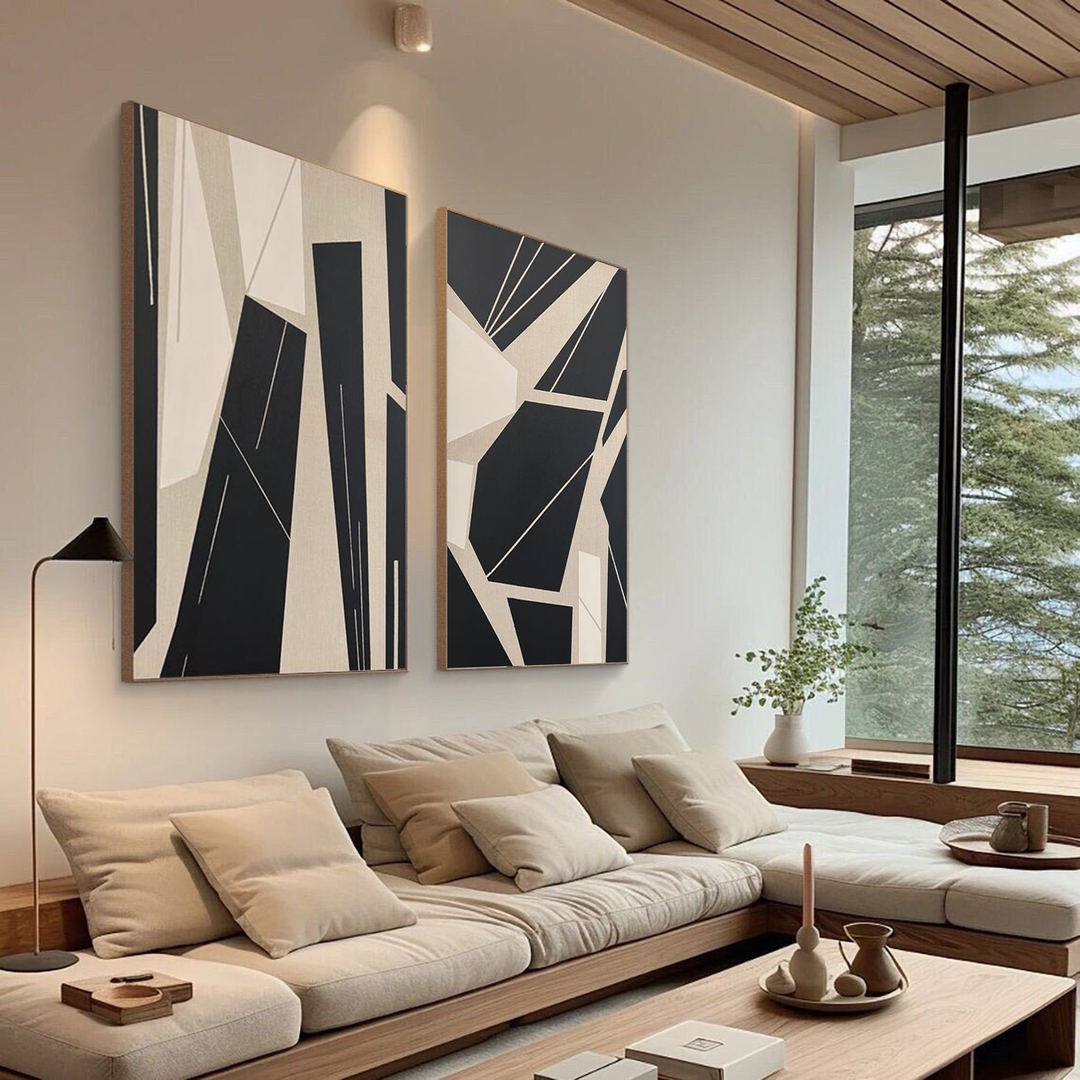 Modern Minimalist Art Set Of 2 #MMAS 047