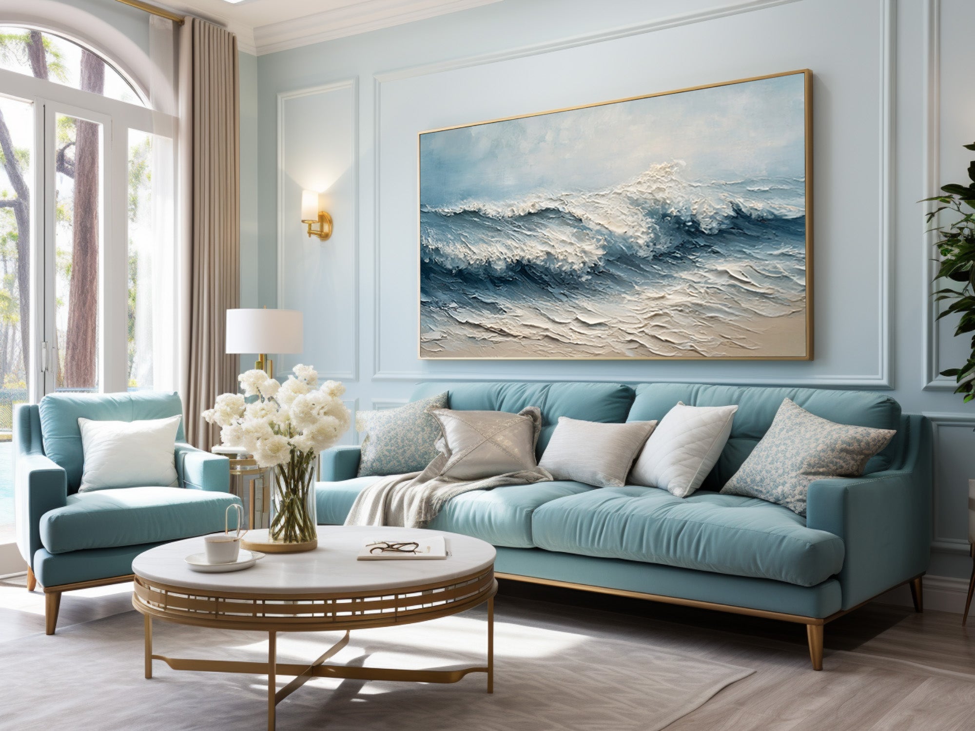 Contemporary 3D Wall Art with Rich Textures #AG 009