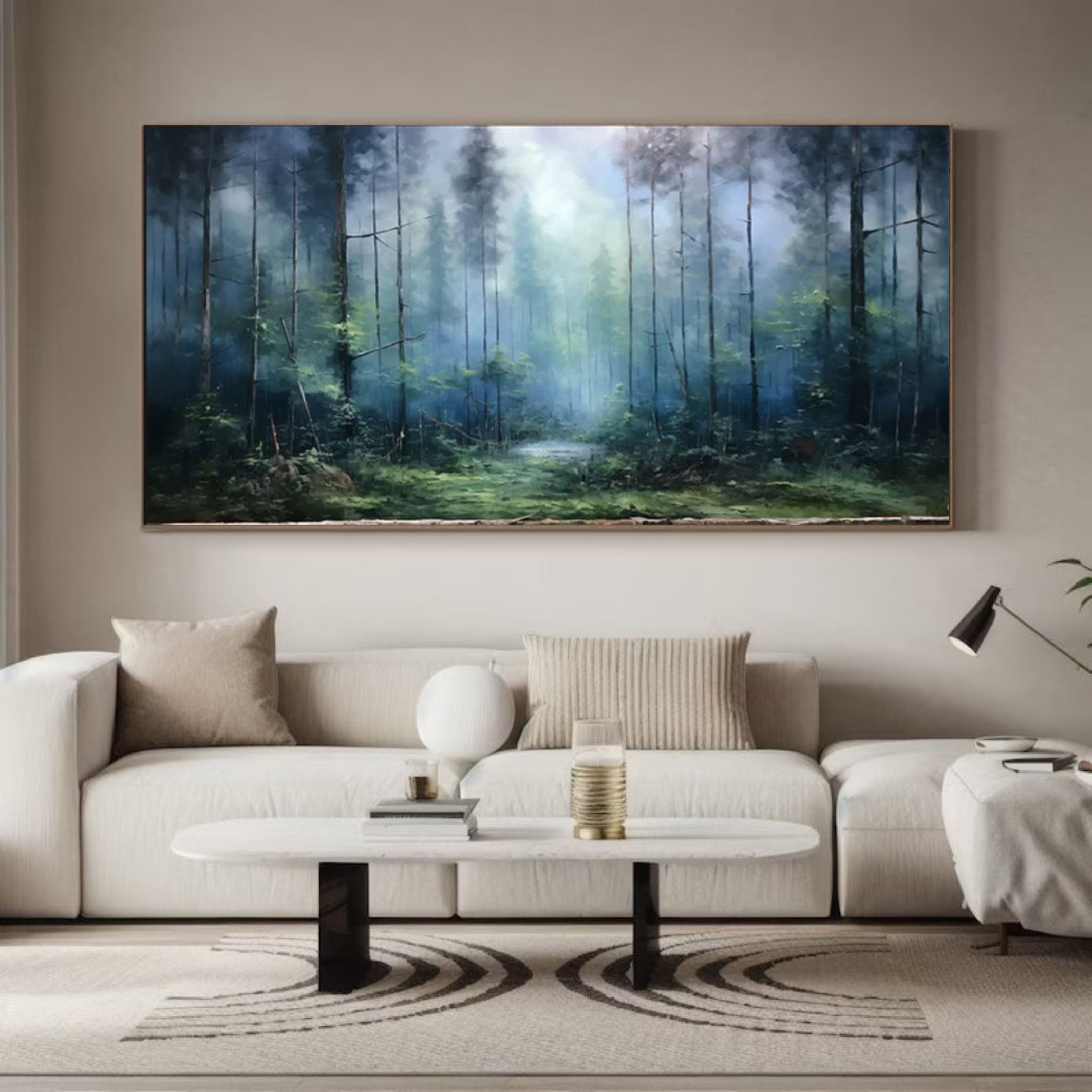 Enchanted Forest Mystical Landscape Canvas Art #FT 054