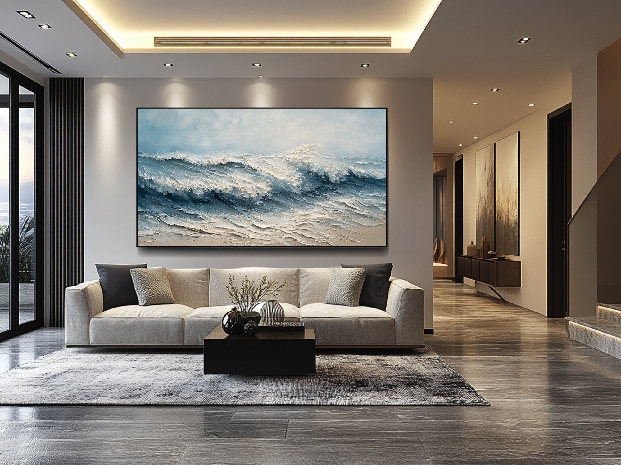 Contemporary 3D Wall Art with Rich Textures #AG 009
