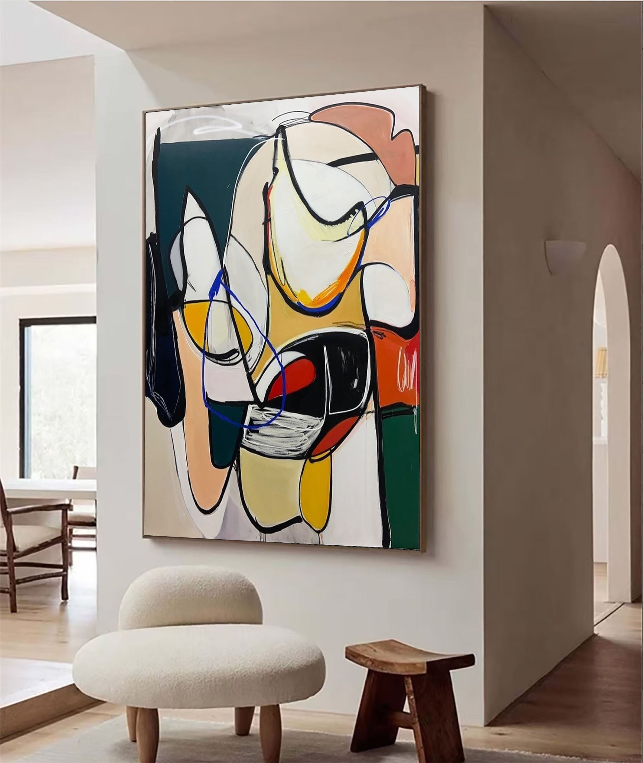 Mid Century Painting #MCP 009