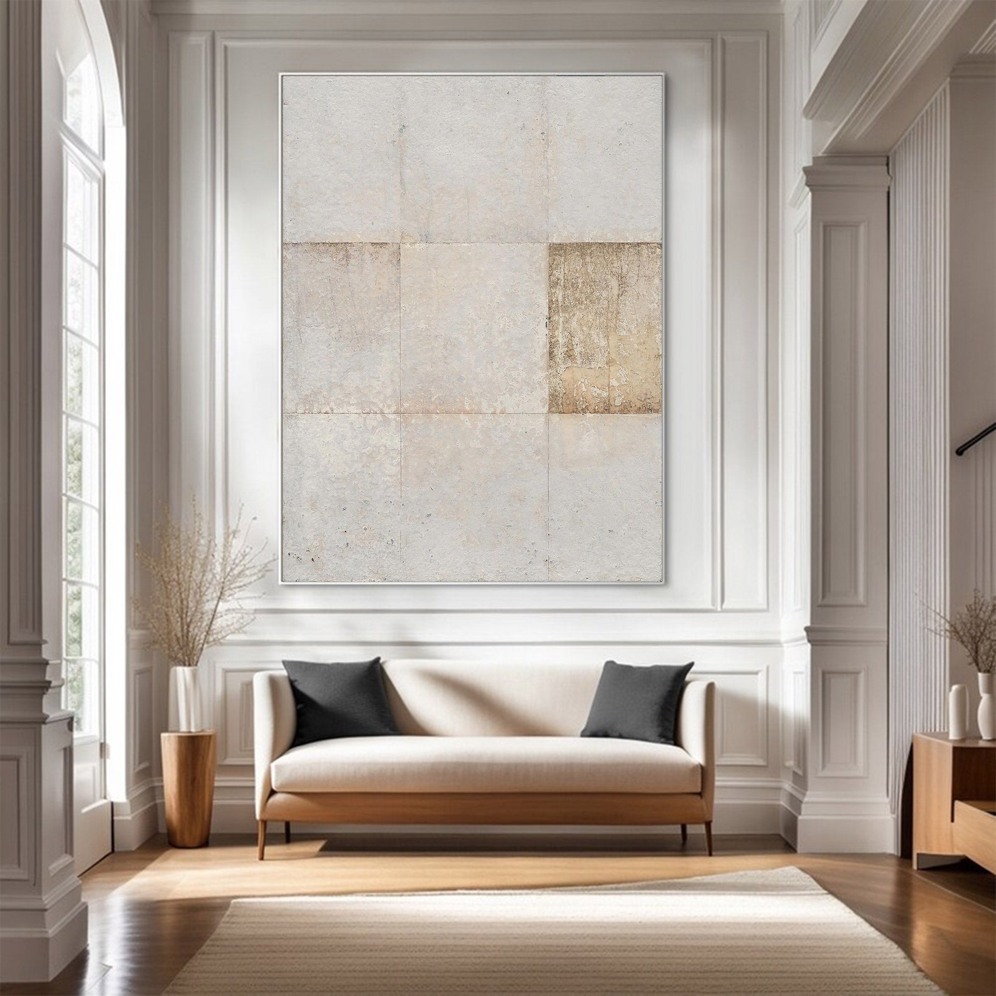 Large Abstract Grid Wall Art | KeiraArt #AG 112