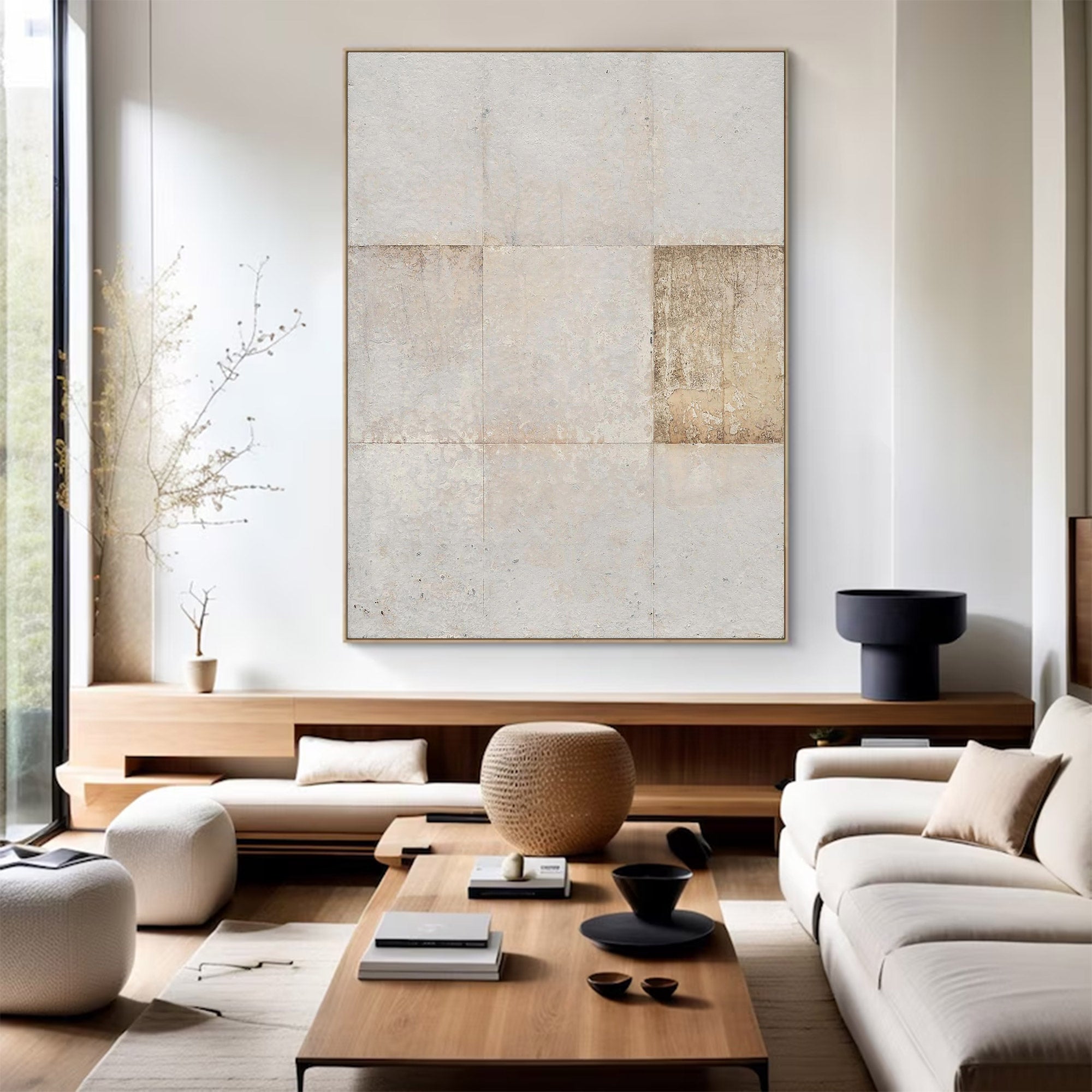 Large Abstract Grid Wall Art | KeiraArt #AG 112