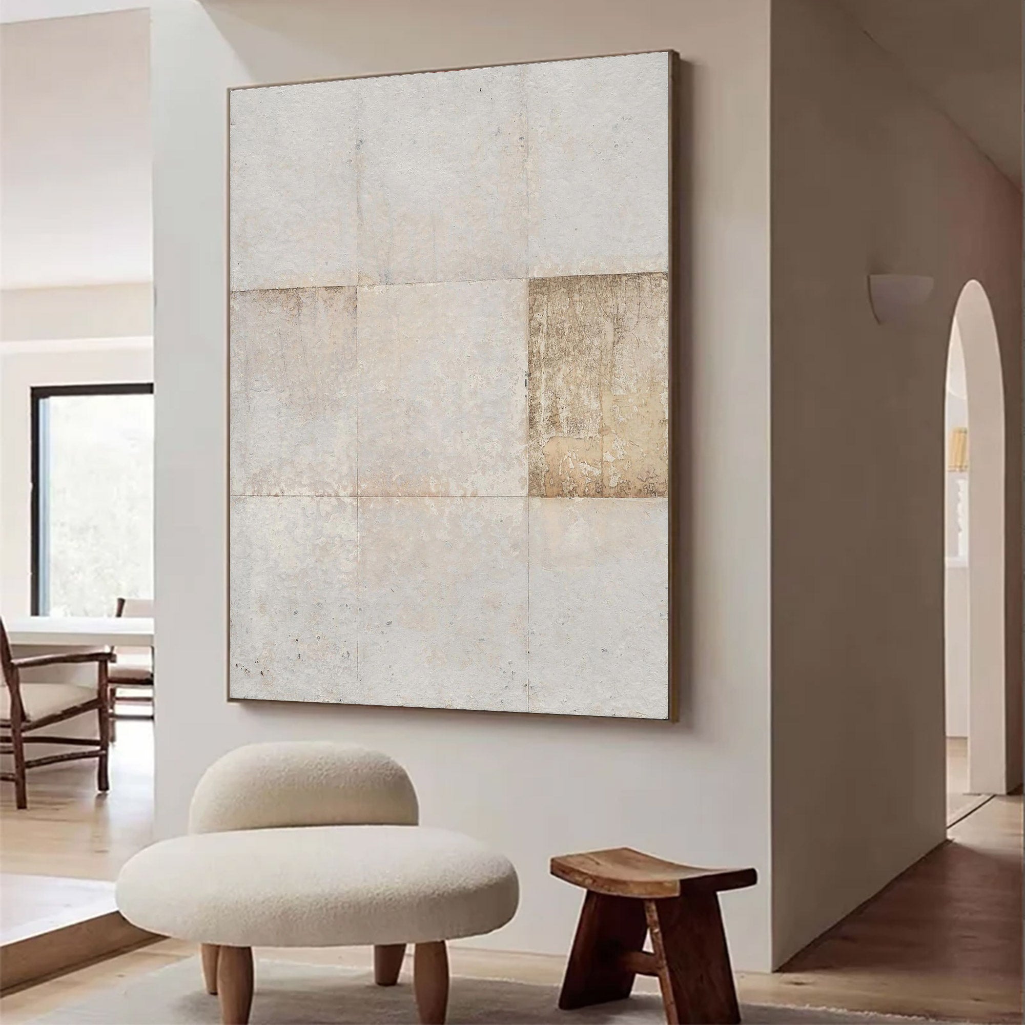 Large Abstract Grid Wall Art | KeiraArt #AG 112