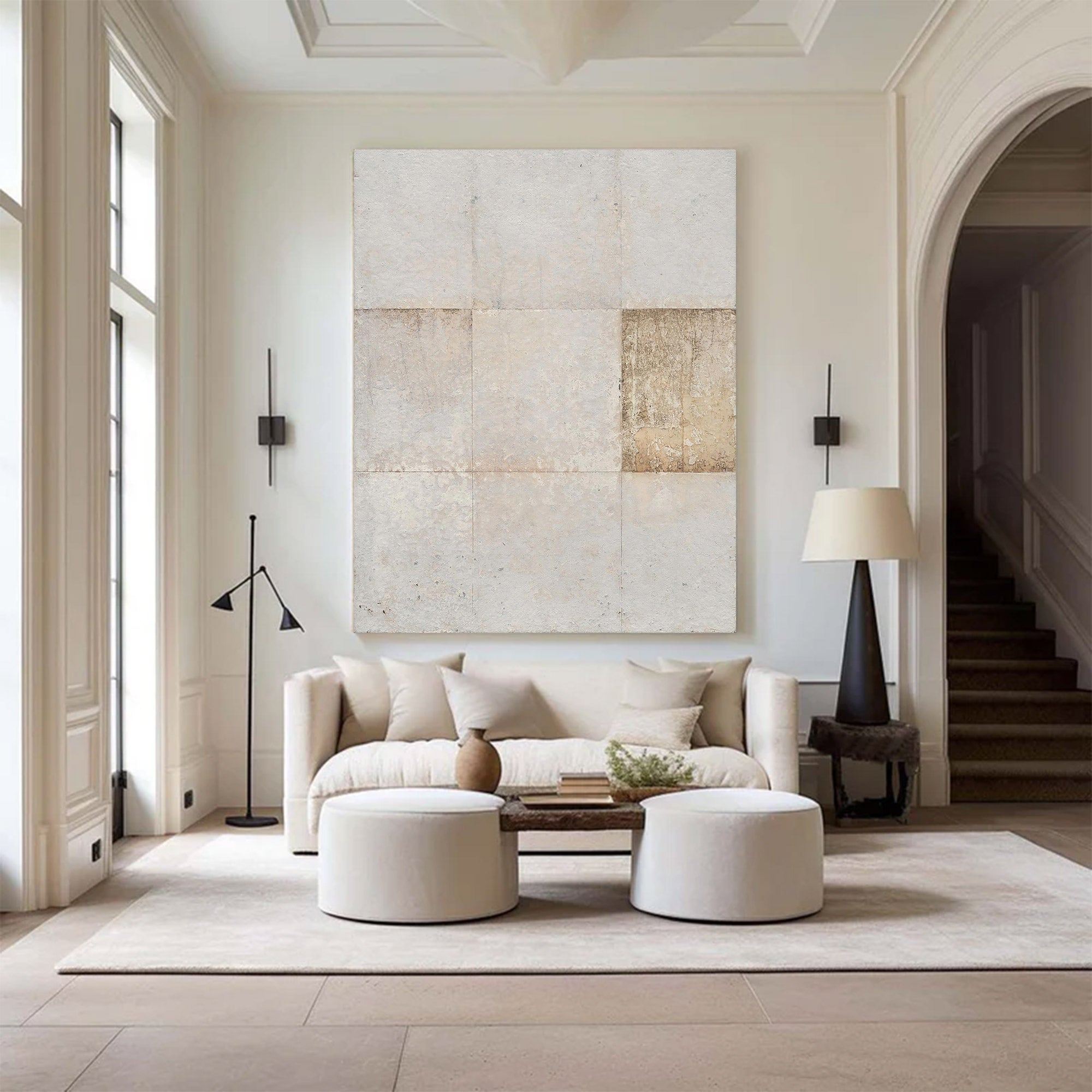 Large Abstract Grid Wall Art | KeiraArt #AG 112