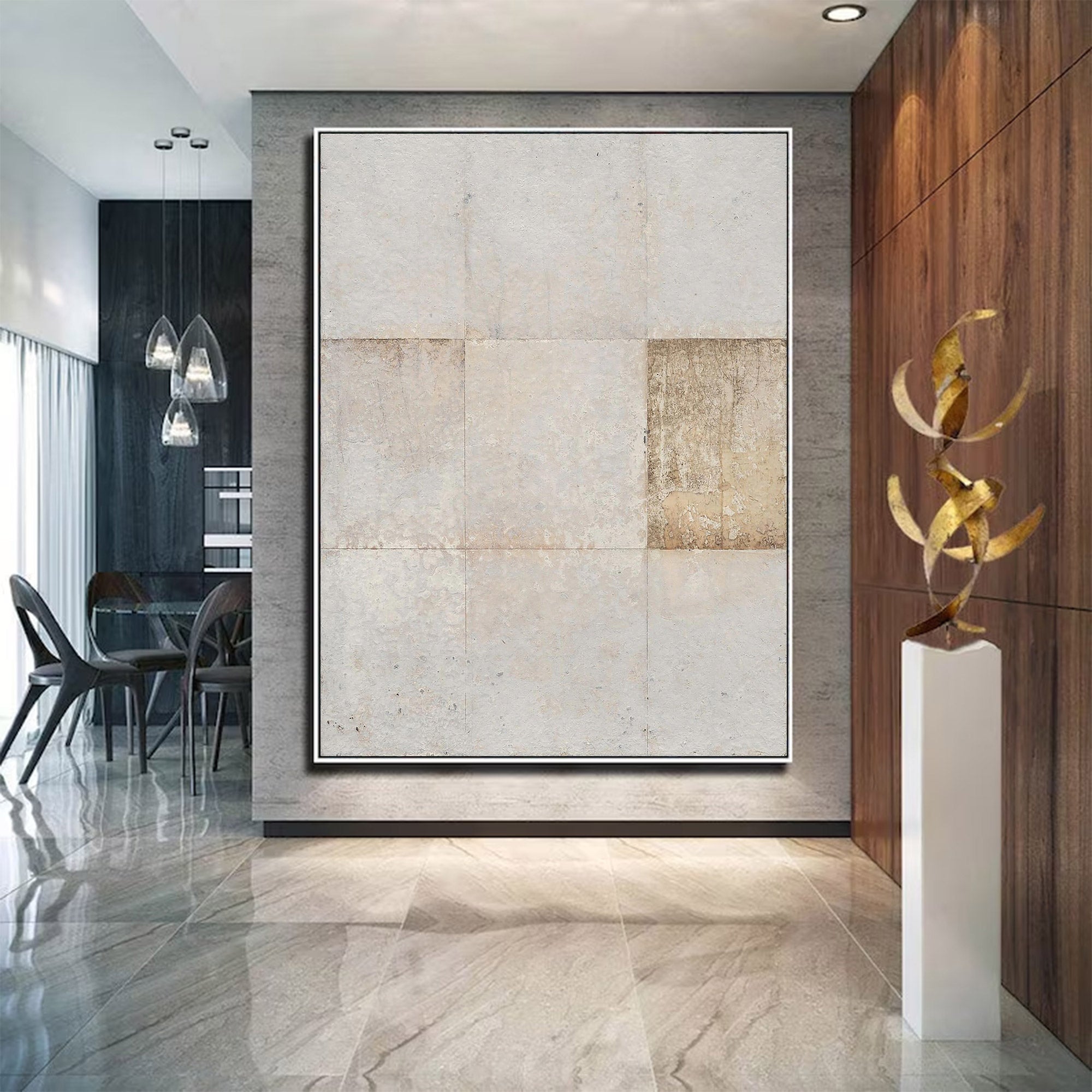 Large Abstract Grid Wall Art | KeiraArt #AG 112