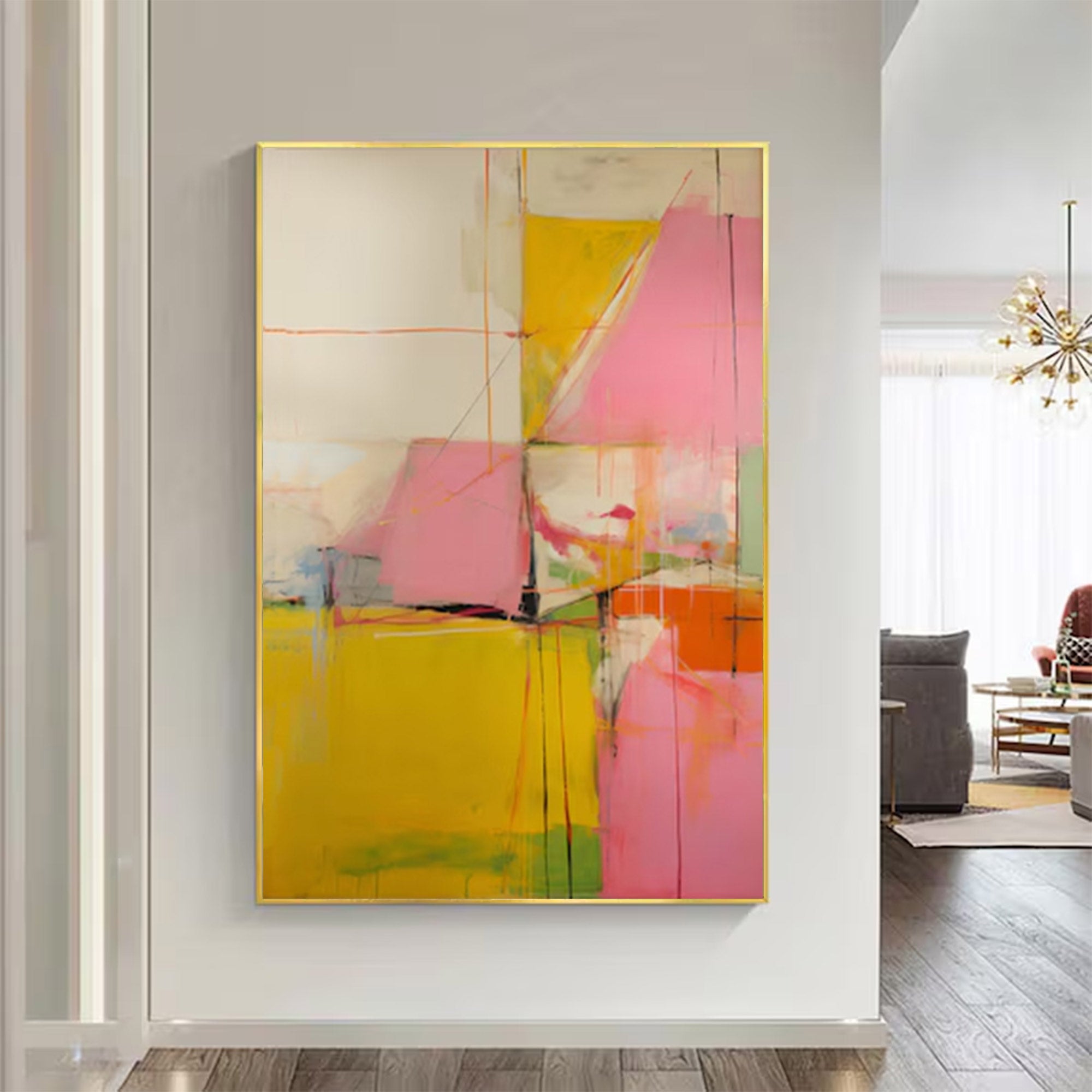 Abstract Expressionist Painting - Large-Scale Artwork|KeiraArt #AG 098