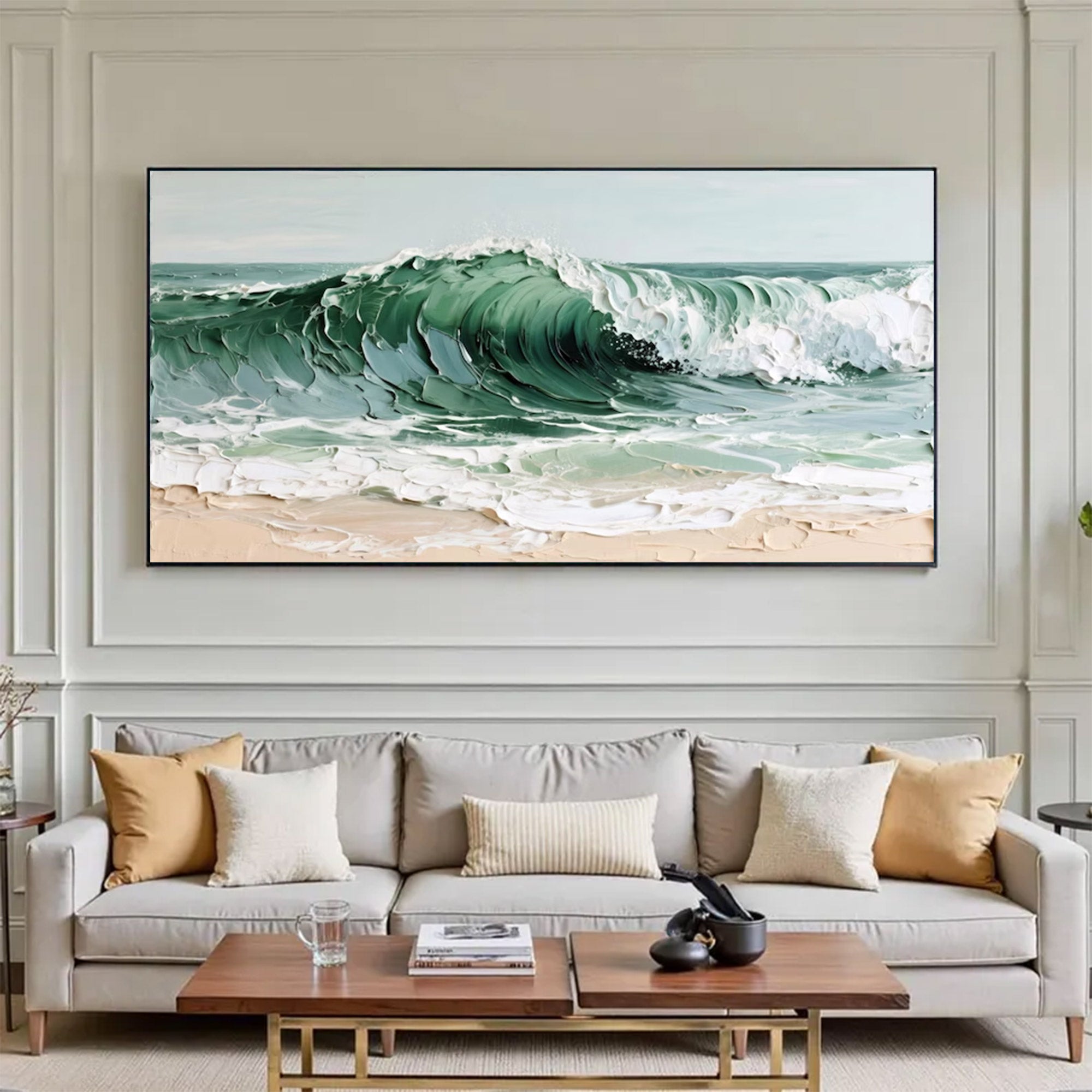 Large Wave Canvas Art | KeiraArt #AG 152