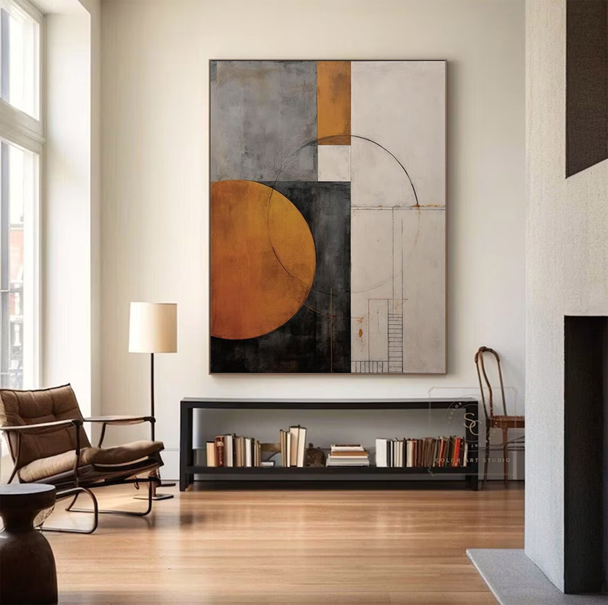 Large Geometric Abstract Painting | Keira Art #AG 131