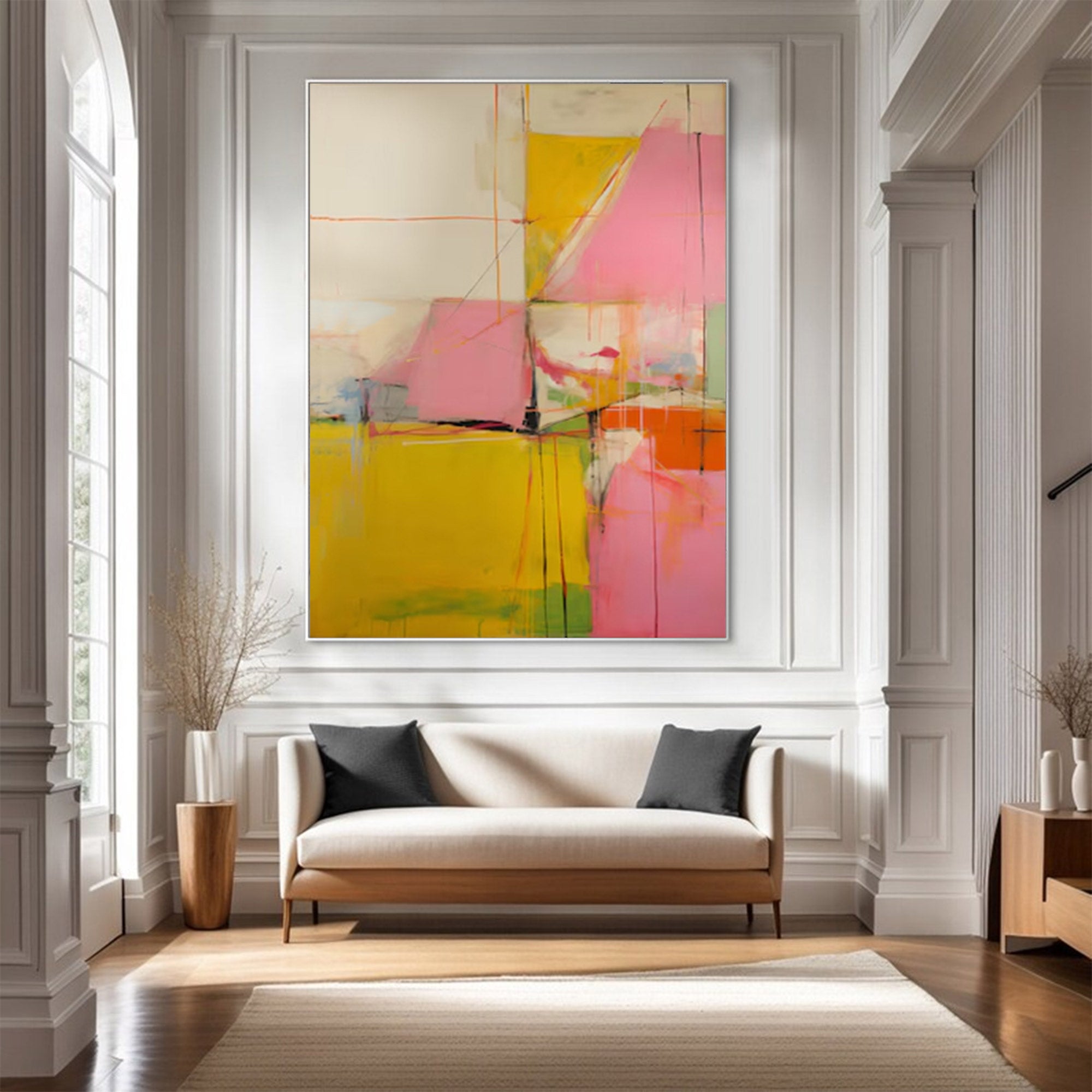 Abstract Expressionist Painting - Large-Scale Artwork|KeiraArt #AG 098