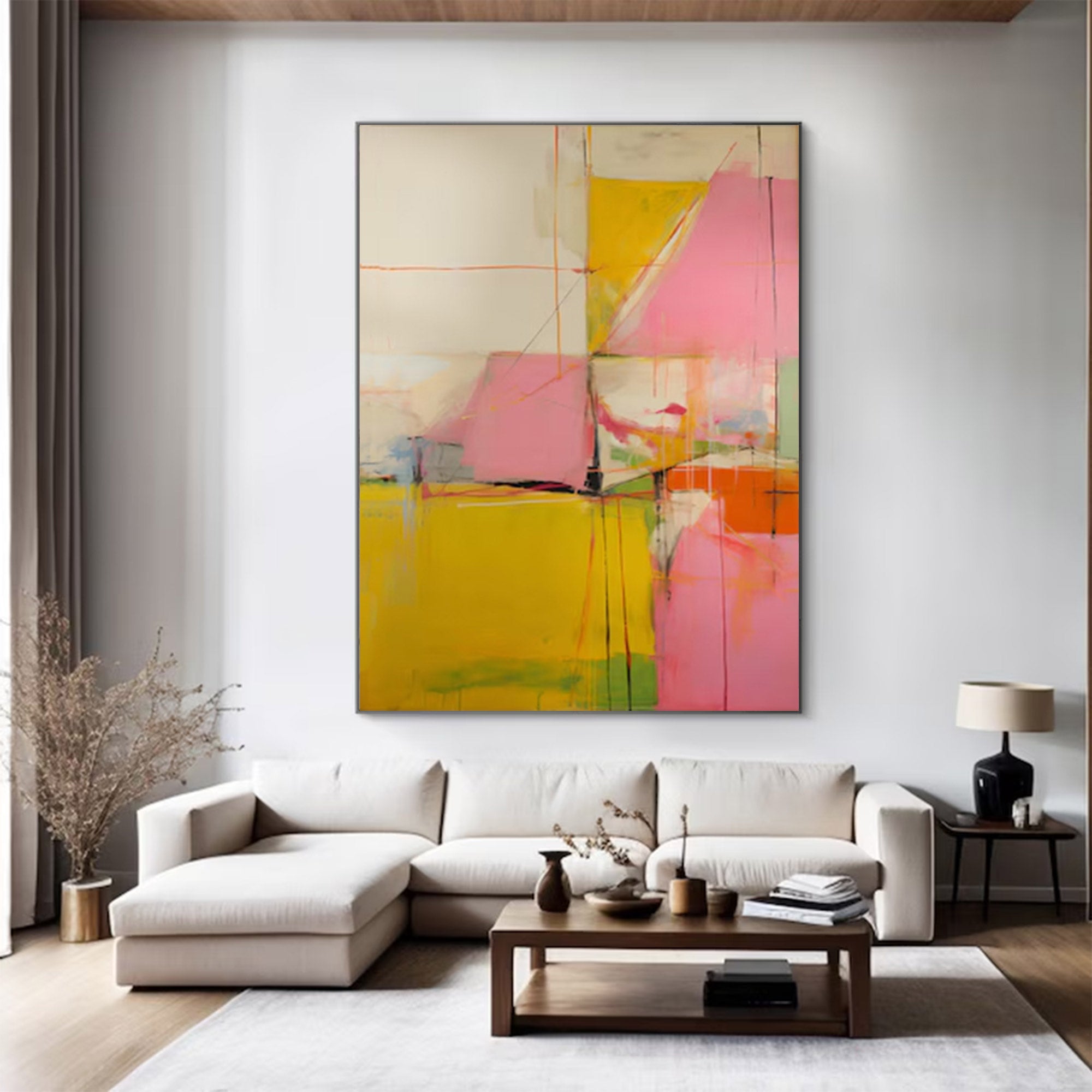 Abstract Expressionist Painting - Large-Scale Artwork|KeiraArt #AG 098