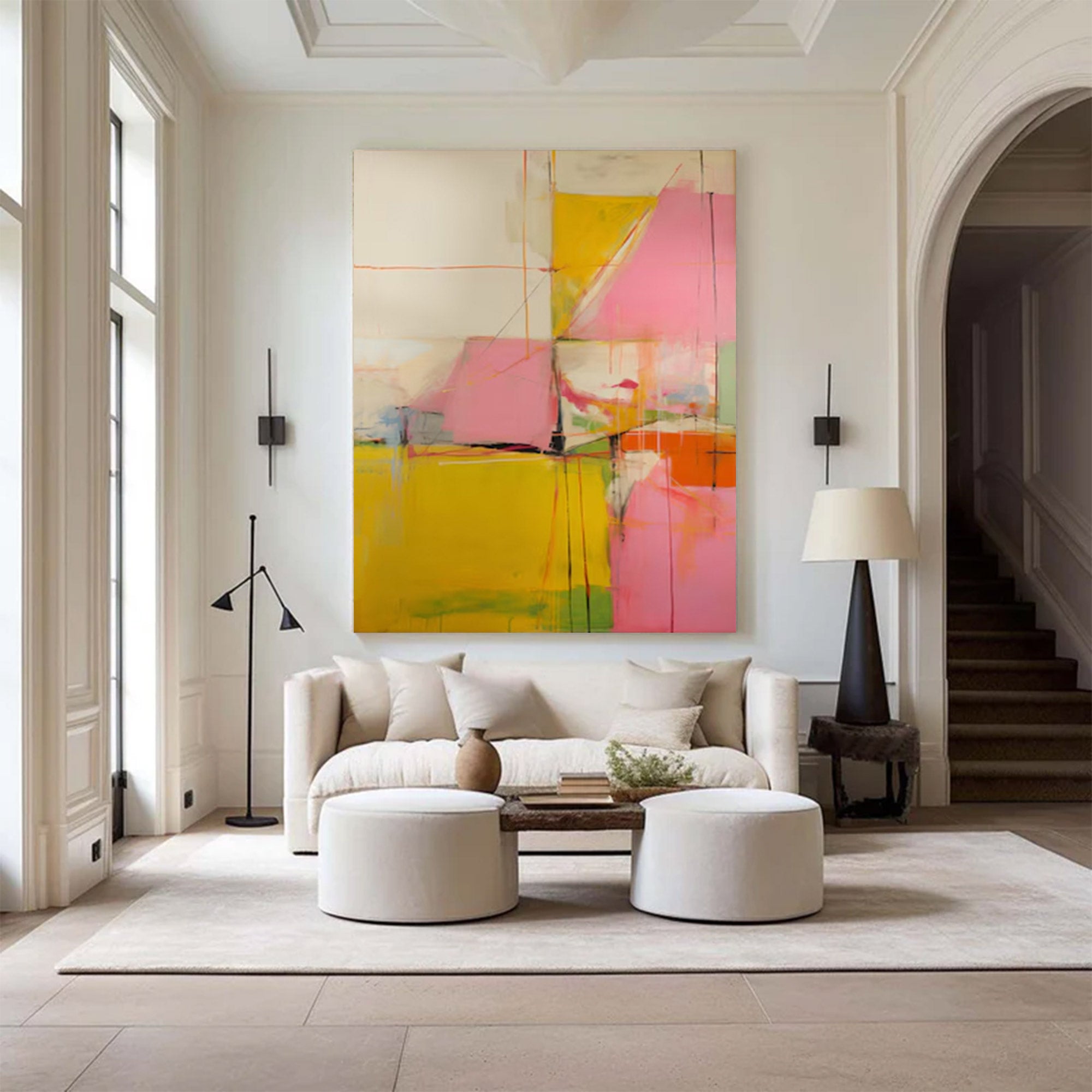 Abstract Expressionist Painting - Large-Scale Artwork|KeiraArt #AG 098