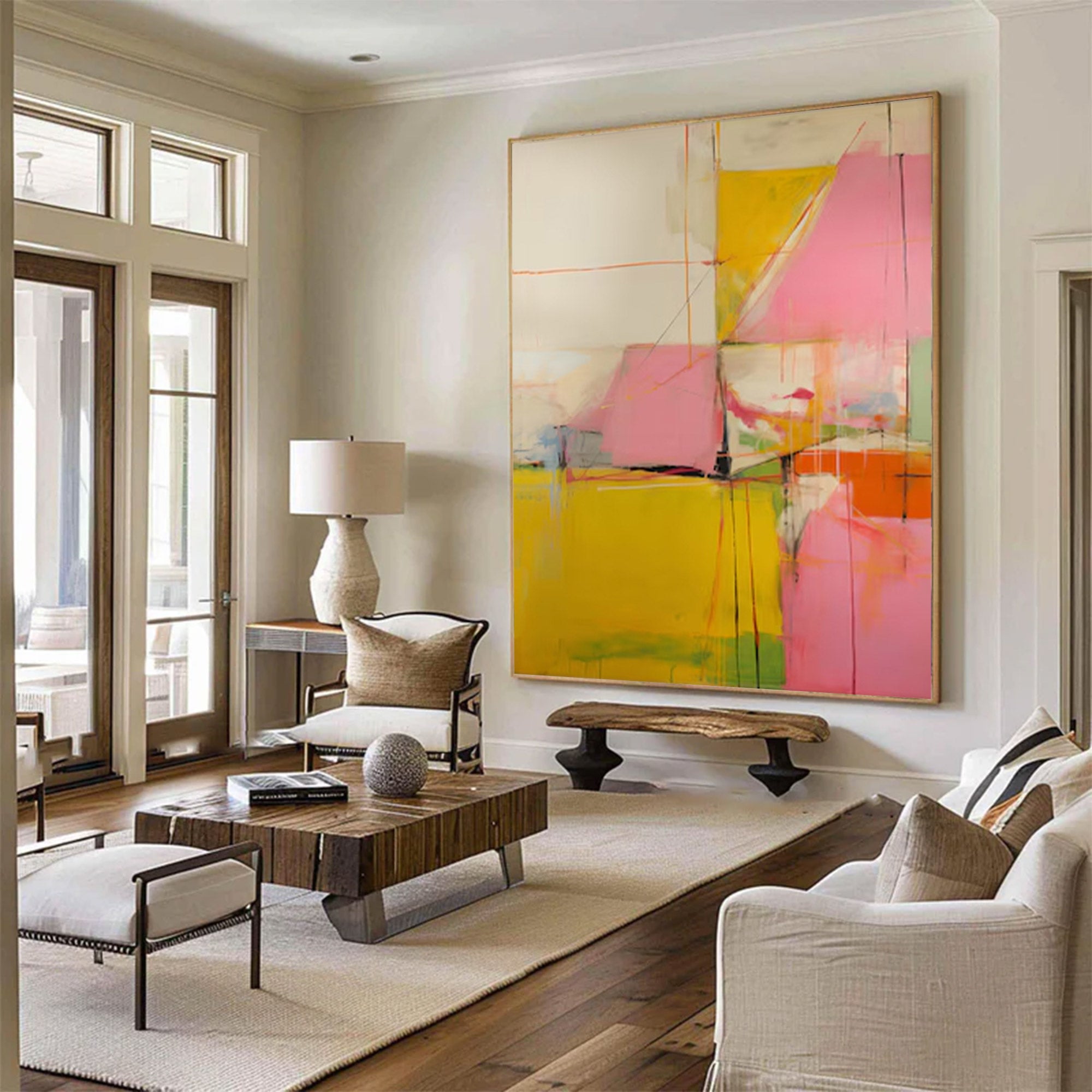 Abstract Expressionist Painting - Large-Scale Artwork|KeiraArt #AG 098