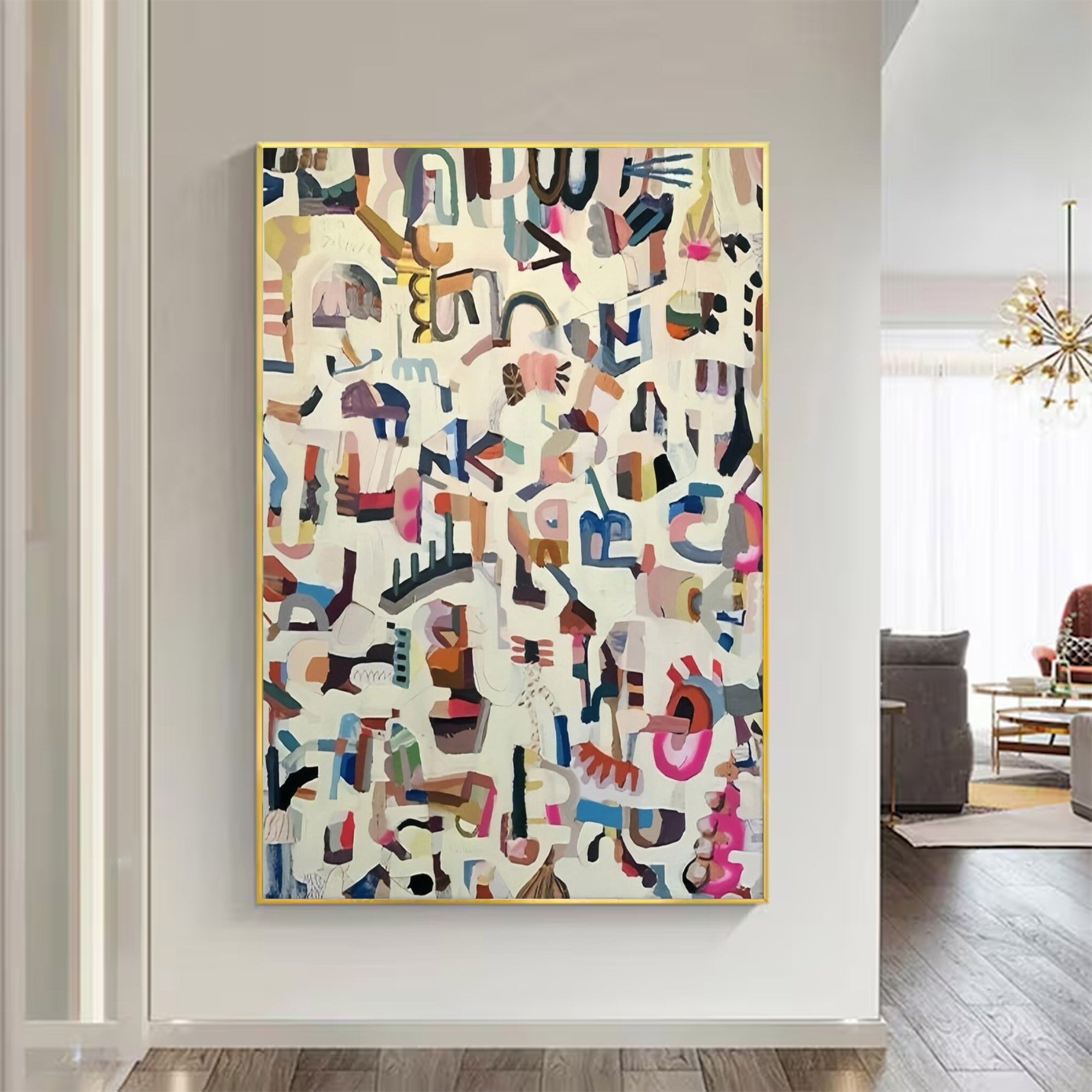 Large Abstract Wall Art Canvas | KeiraArt #AG 114