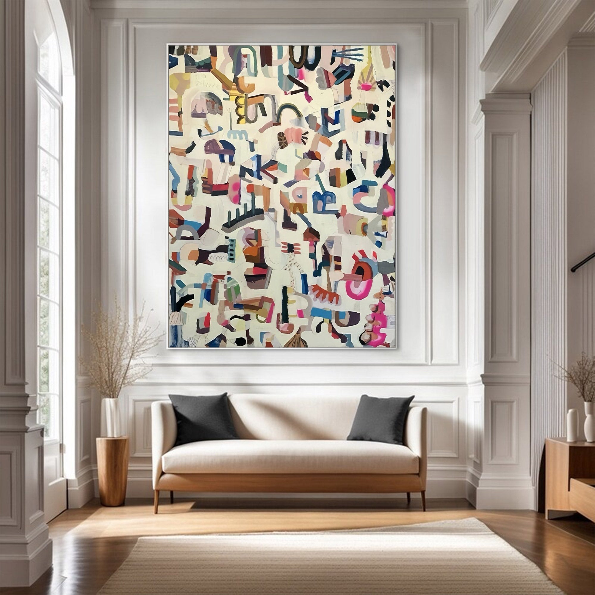 Large Abstract Wall Art Canvas | KeiraArt #AG 114