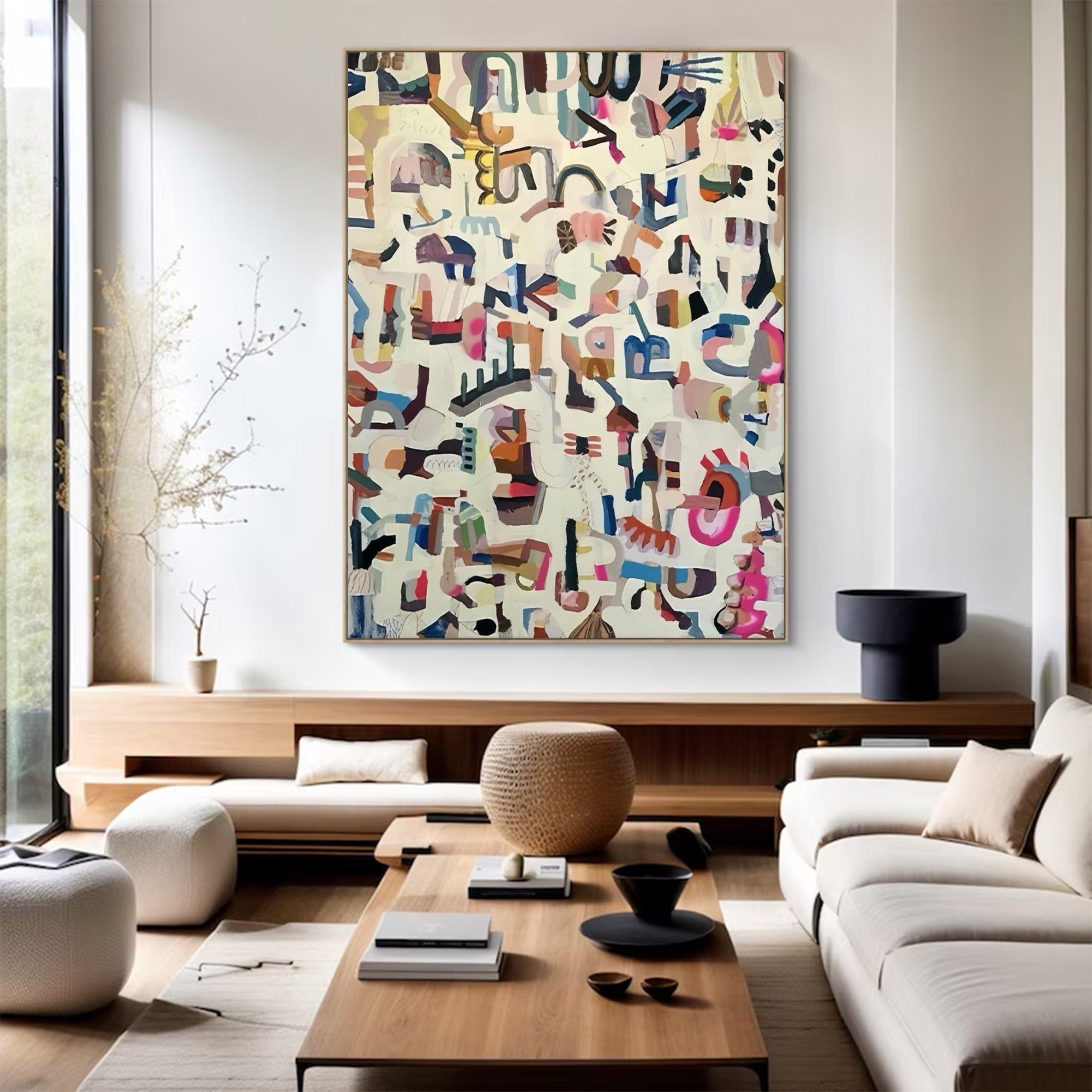 Large Abstract Wall Art Canvas | KeiraArt #AG 114