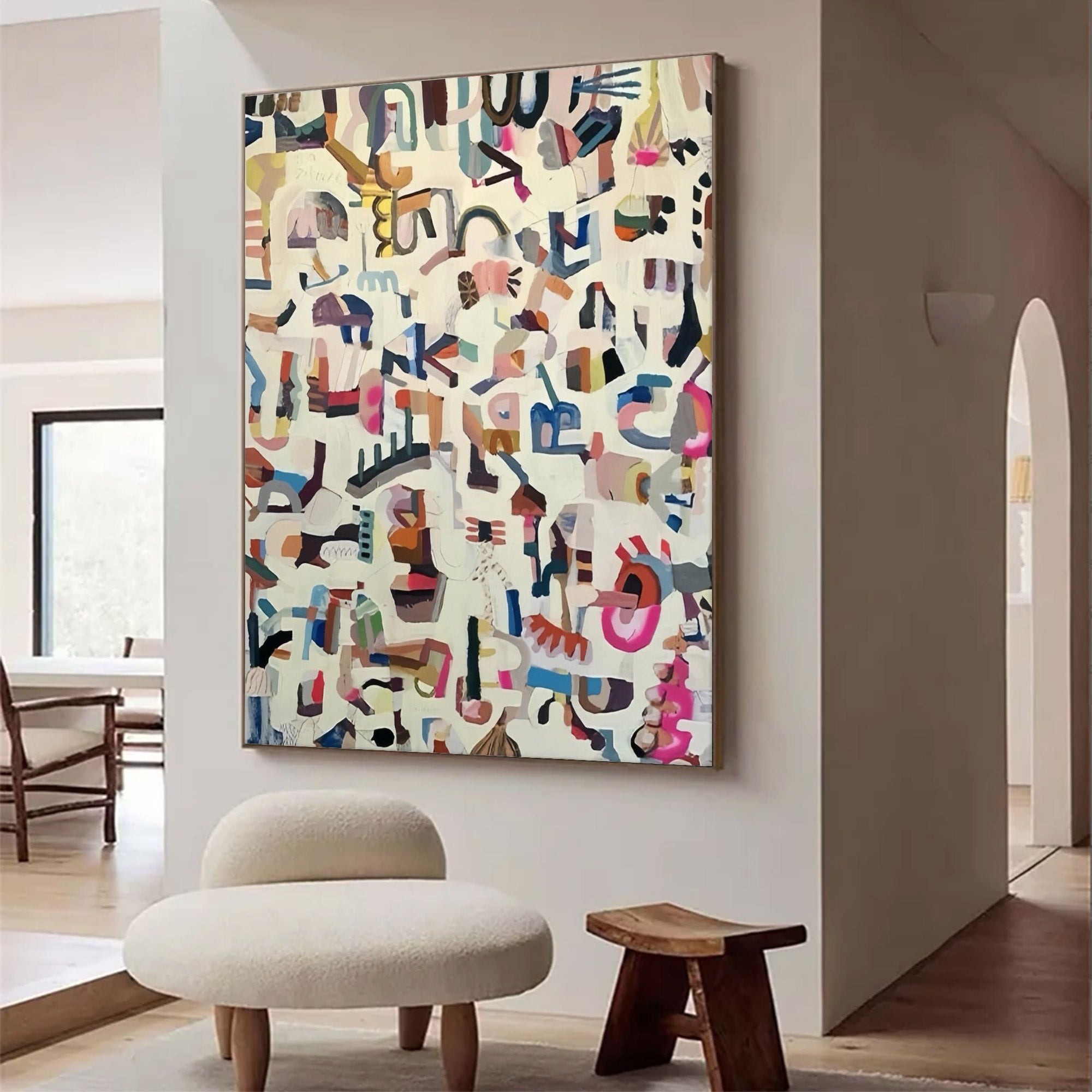 Large Abstract Wall Art Canvas | KeiraArt #AG 114