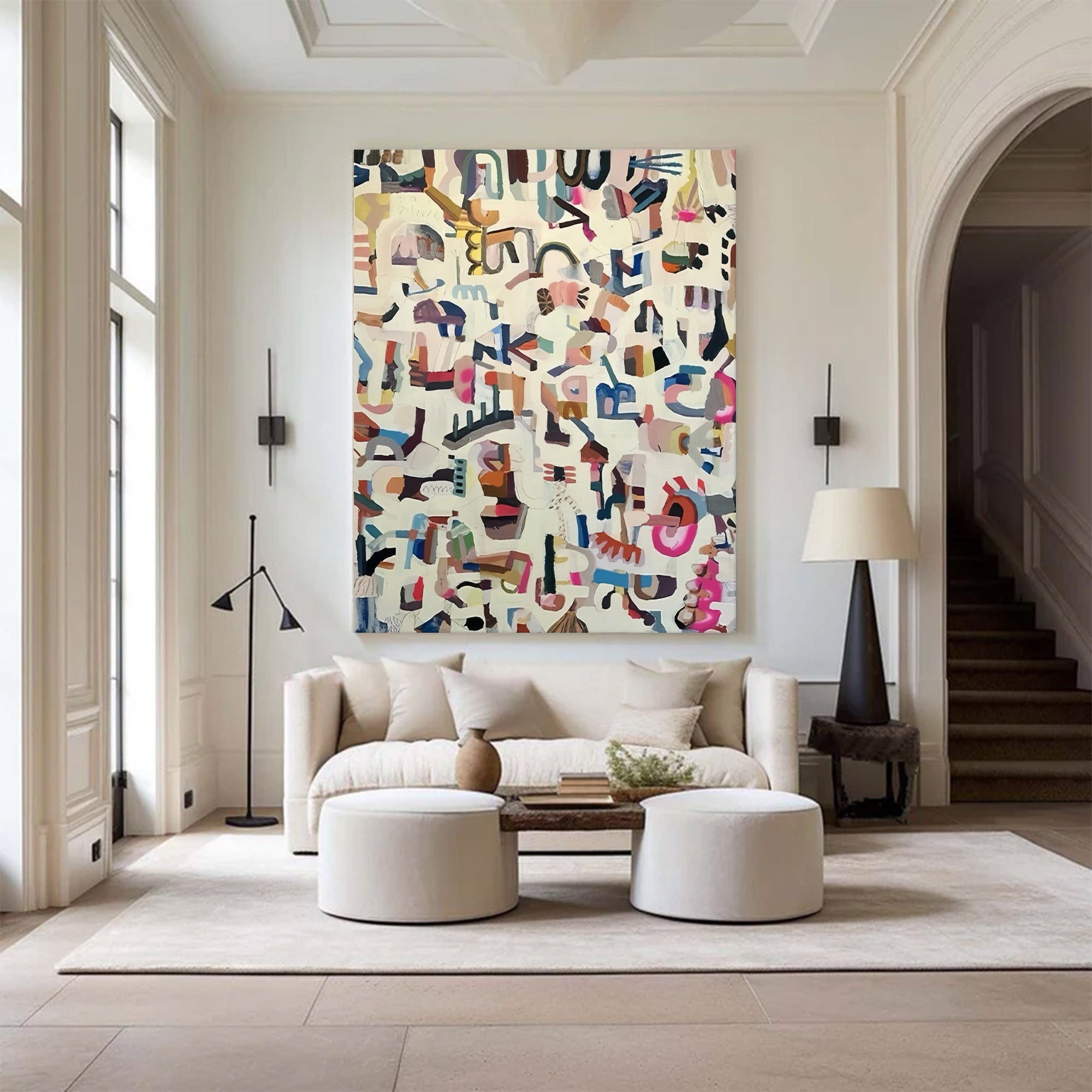 Large Abstract Wall Art Canvas | KeiraArt #AG 114