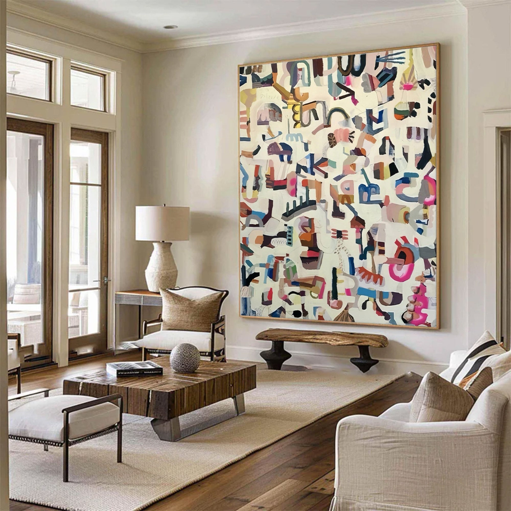 Large Abstract Wall Art Canvas | KeiraArt #AG 114