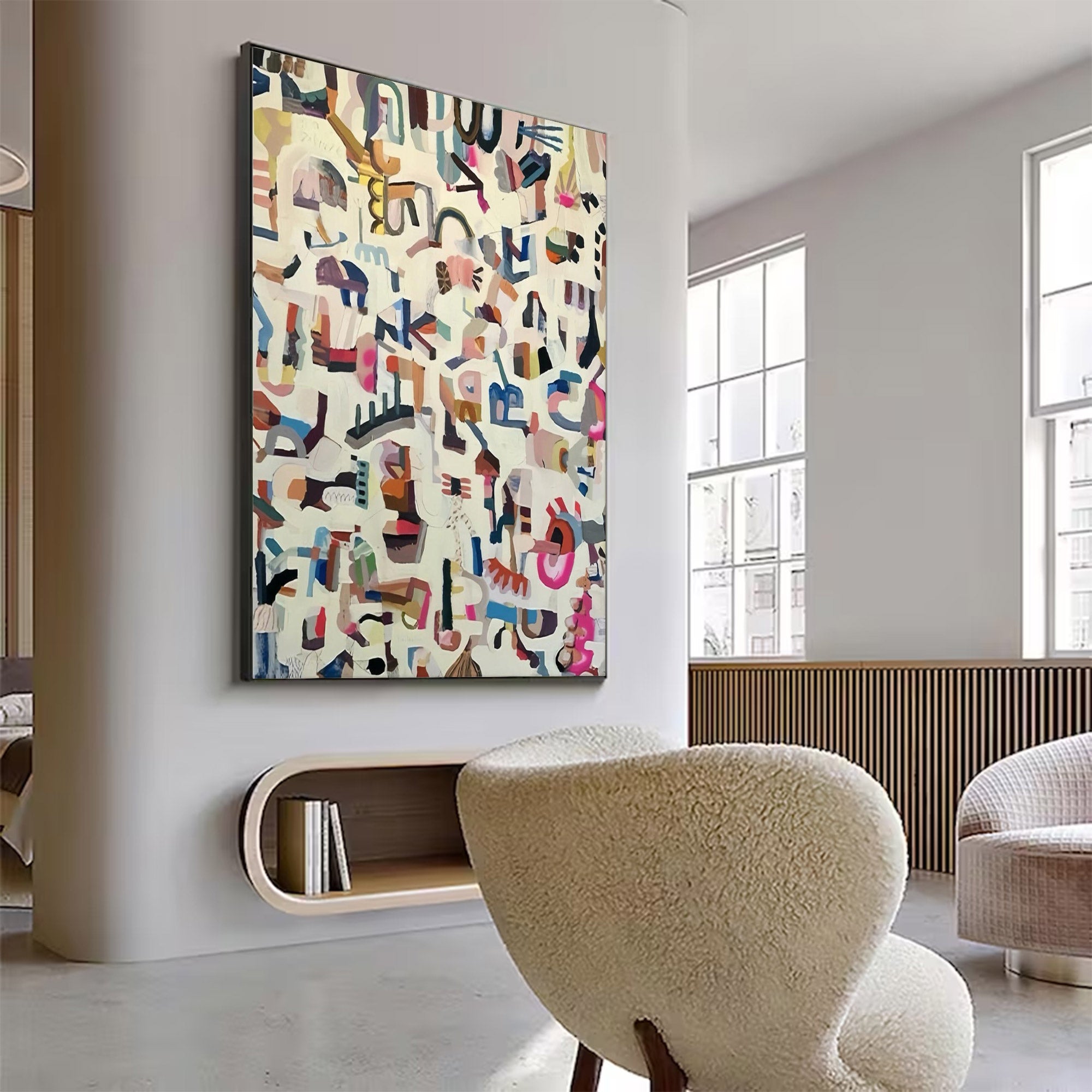 Large Abstract Wall Art Canvas | KeiraArt #AG 114