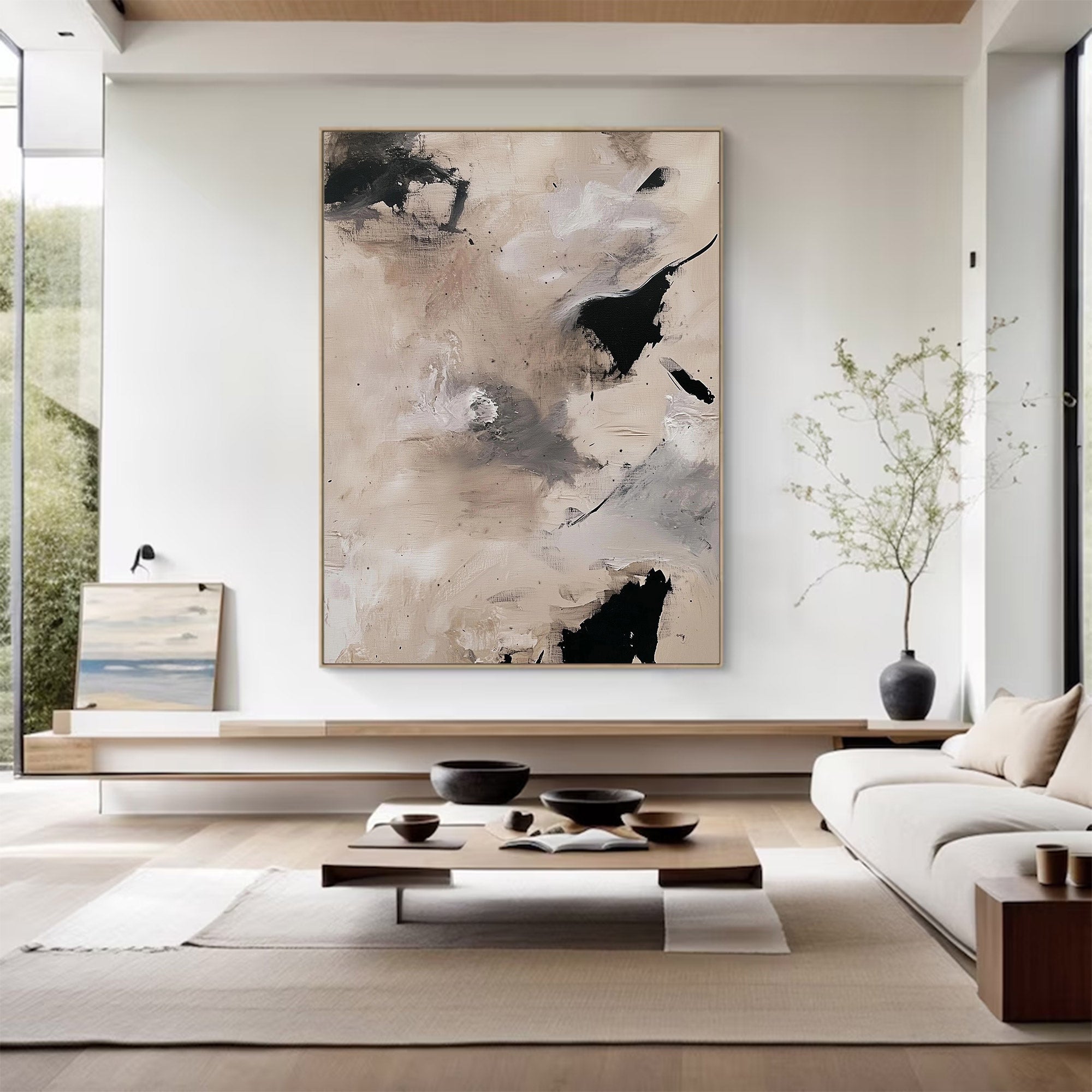 Large Abstract Canvas Wall Art | KeiraArt #AG 115