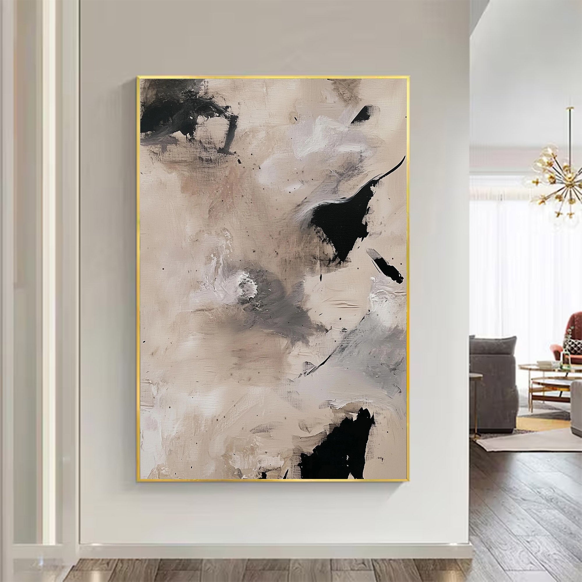 Large Abstract Canvas Wall Art | KeiraArt #AG 115
