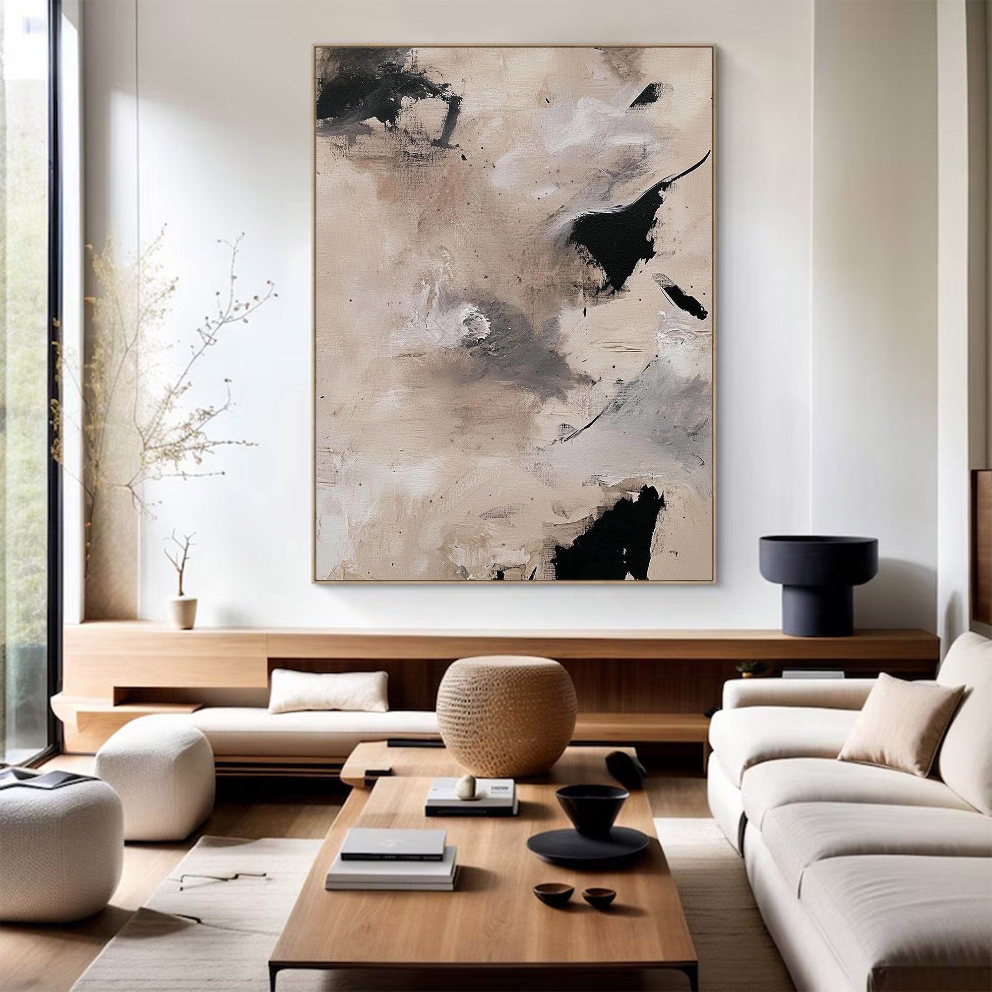 Large Abstract Canvas Wall Art | KeiraArt #AG 115