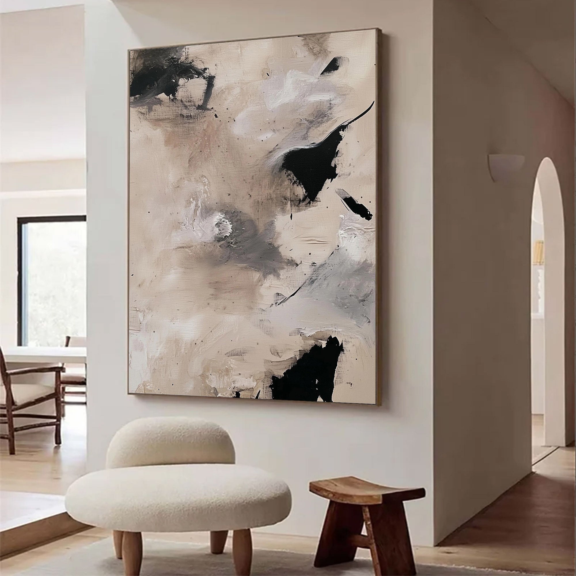 Large Abstract Canvas Wall Art | KeiraArt #AG 115