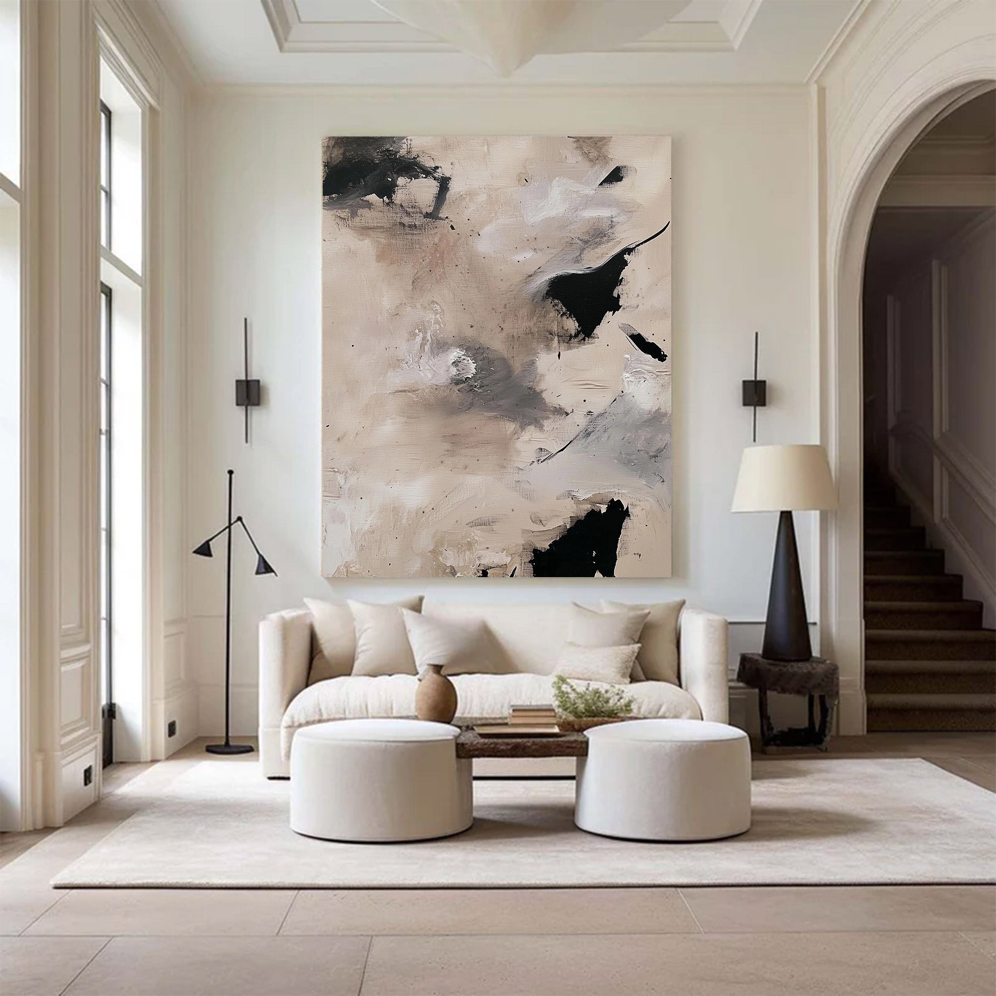 Large Abstract Canvas Wall Art | KeiraArt #AG 115
