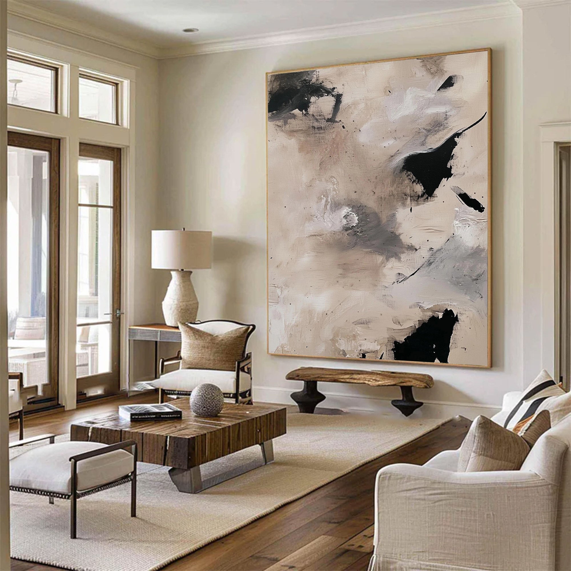 Large Abstract Canvas Wall Art | KeiraArt #AG 115