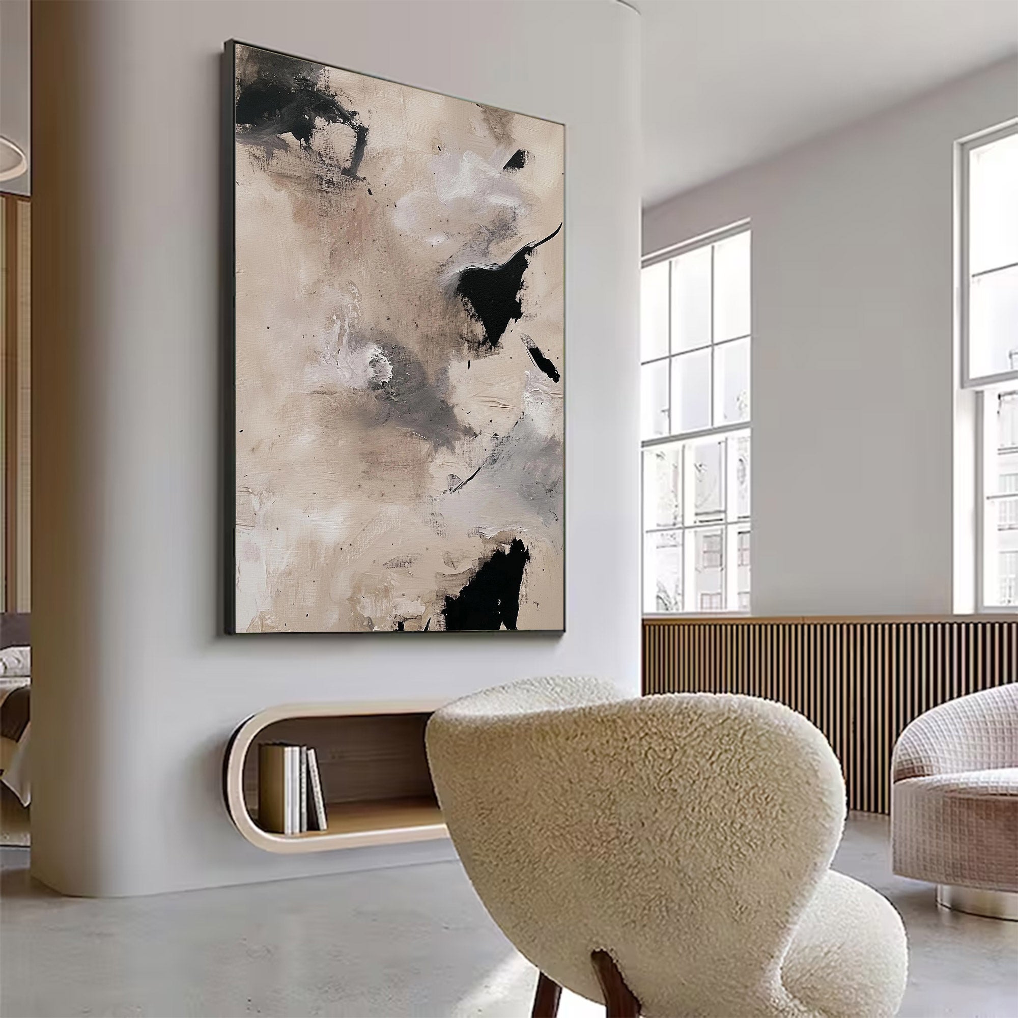 Large Abstract Canvas Wall Art | KeiraArt #AG 115