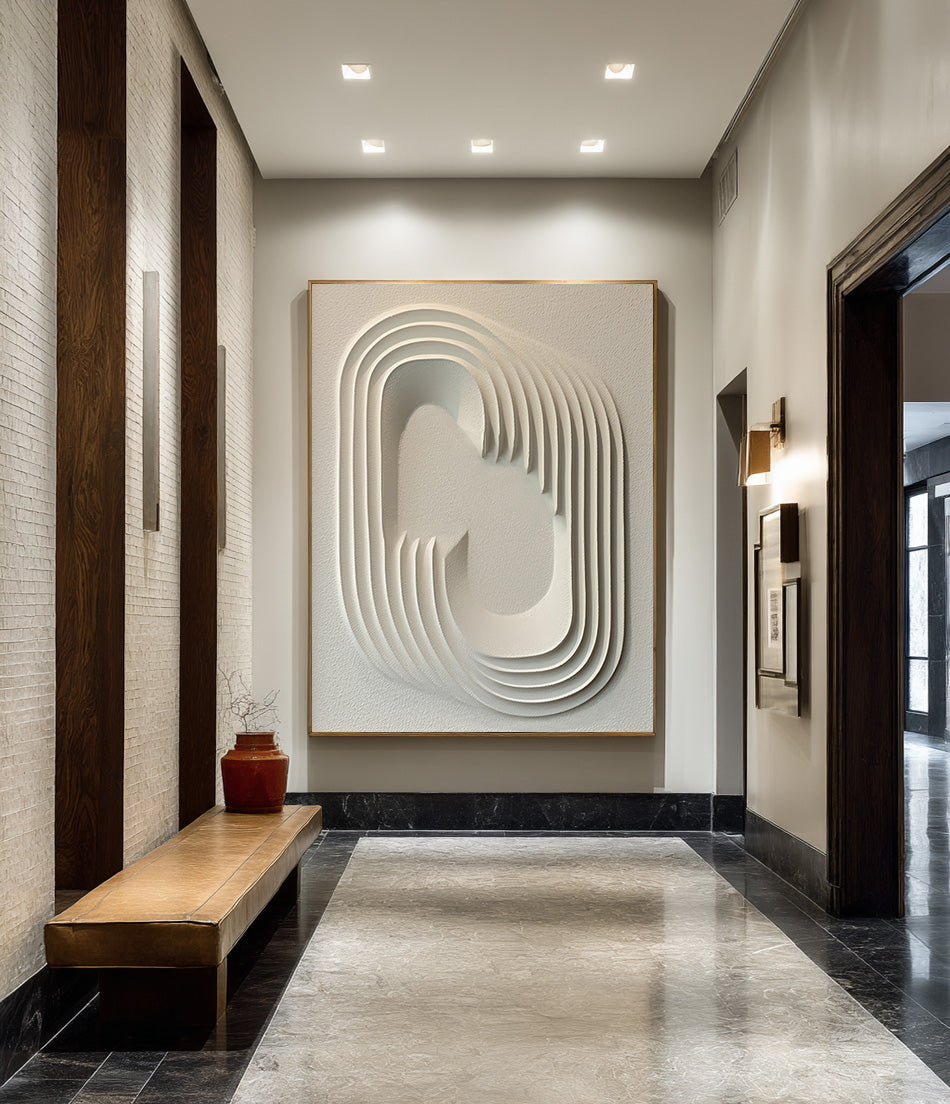 Textured Abstract Wall Art Modern Home Decor #AG 087