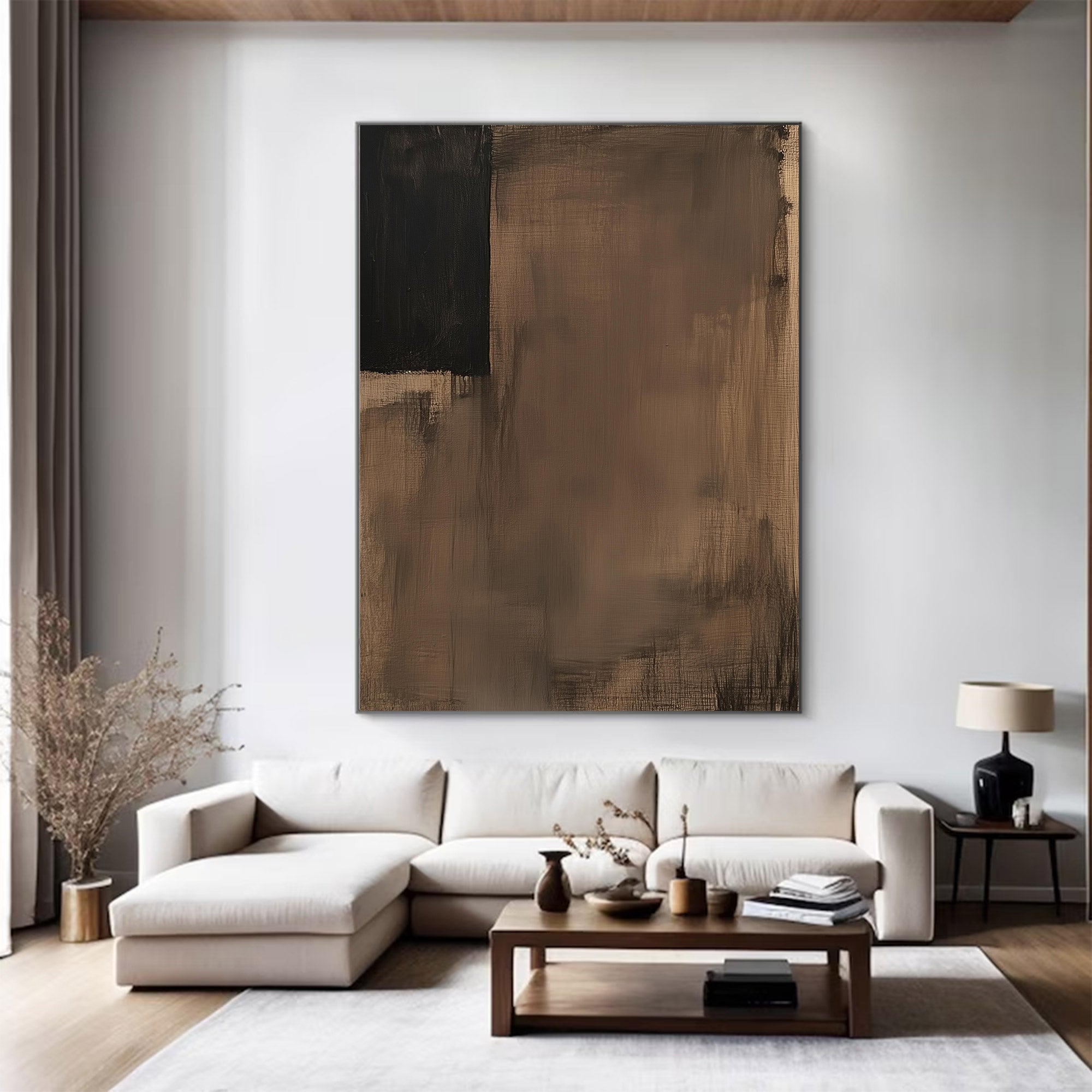 Large Wabi-Sabi Abstract Wall Art | KeiraArt #AG 116