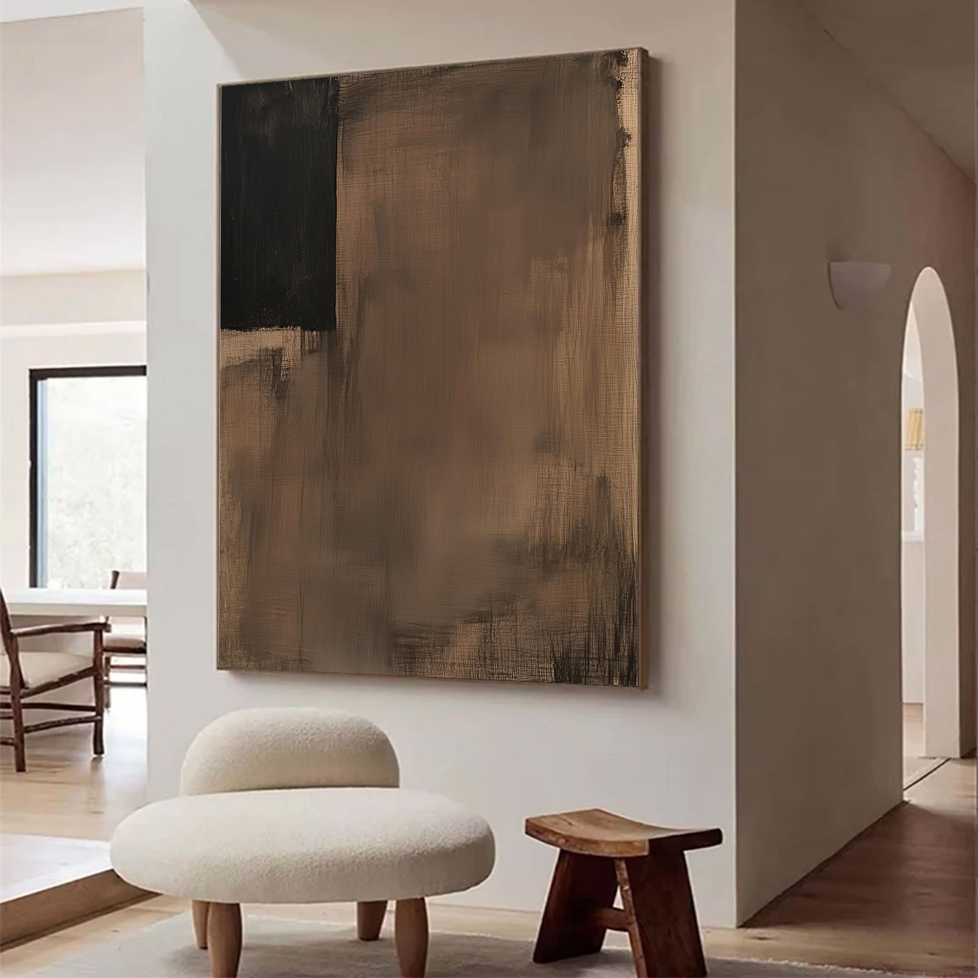 Large Wabi-Sabi Abstract Wall Art | KeiraArt #AG 116
