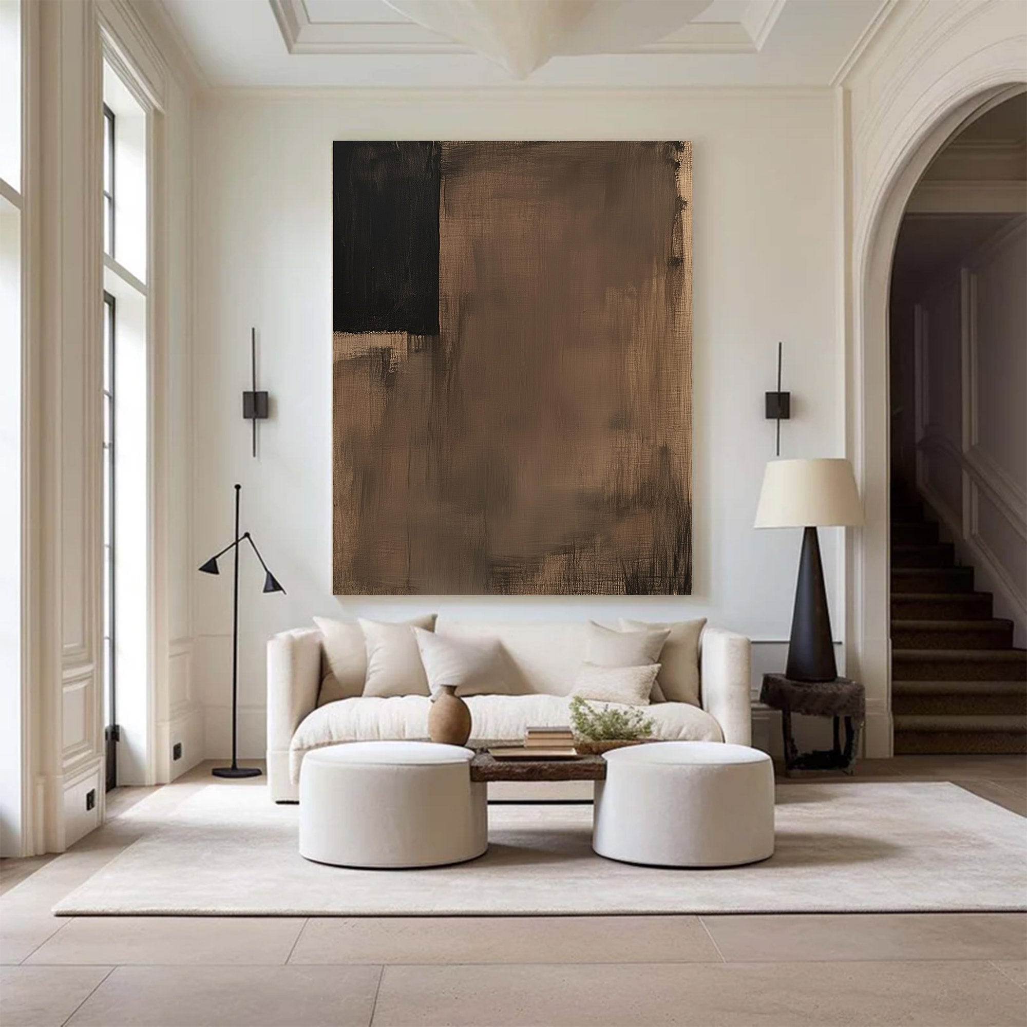 Large Wabi-Sabi Abstract Wall Art | KeiraArt #AG 116