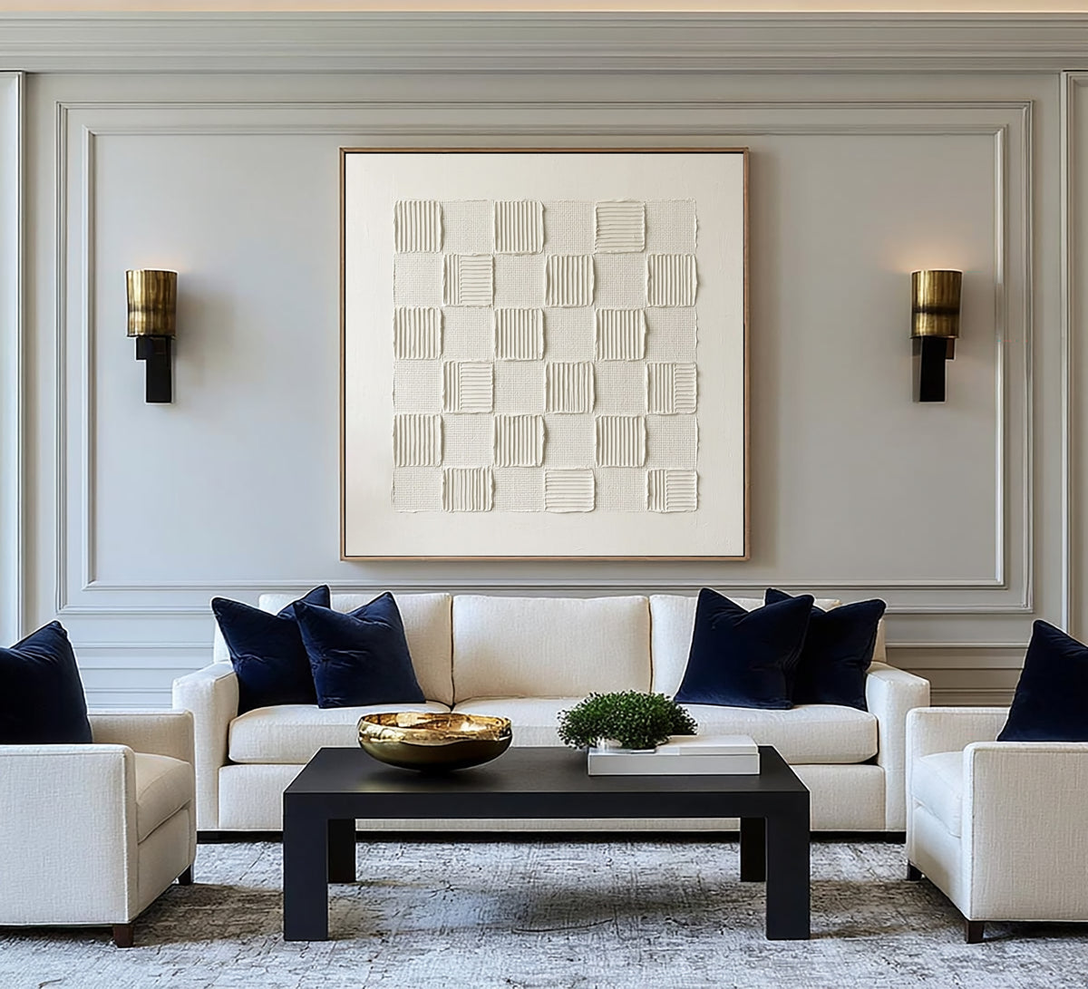 The Poetry Of The Weave Large White Textured Abstract Wall Art Contemporary Textile Relief