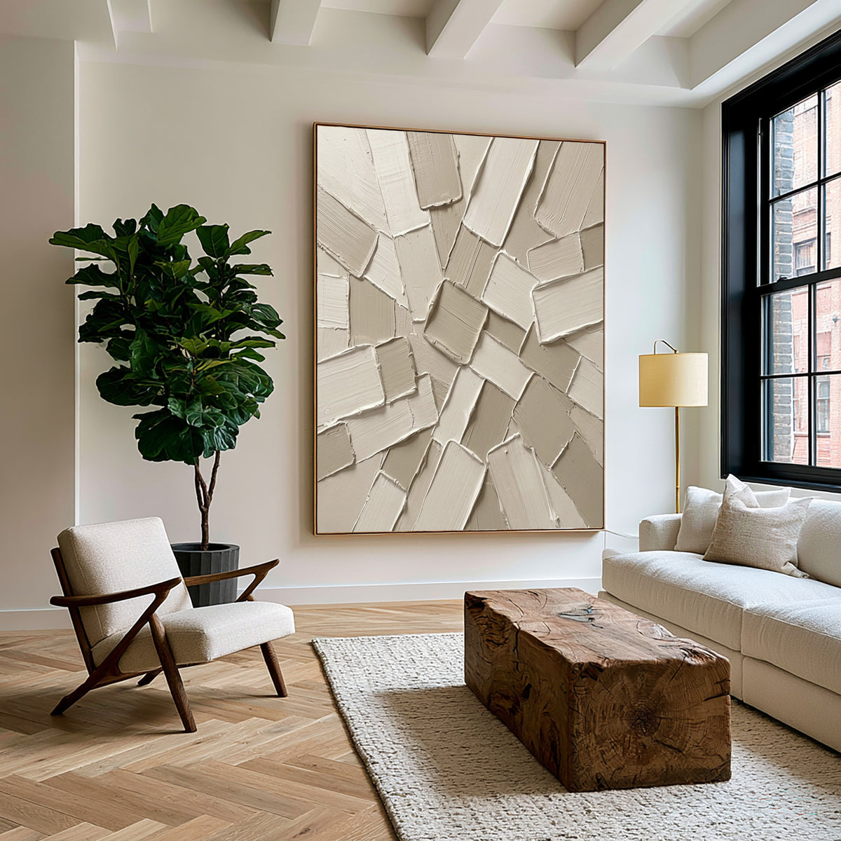 The Quiet Energy Of Form Large Textured Abstract Wall Art Neutral Sculptural Contemporary Relief Painting