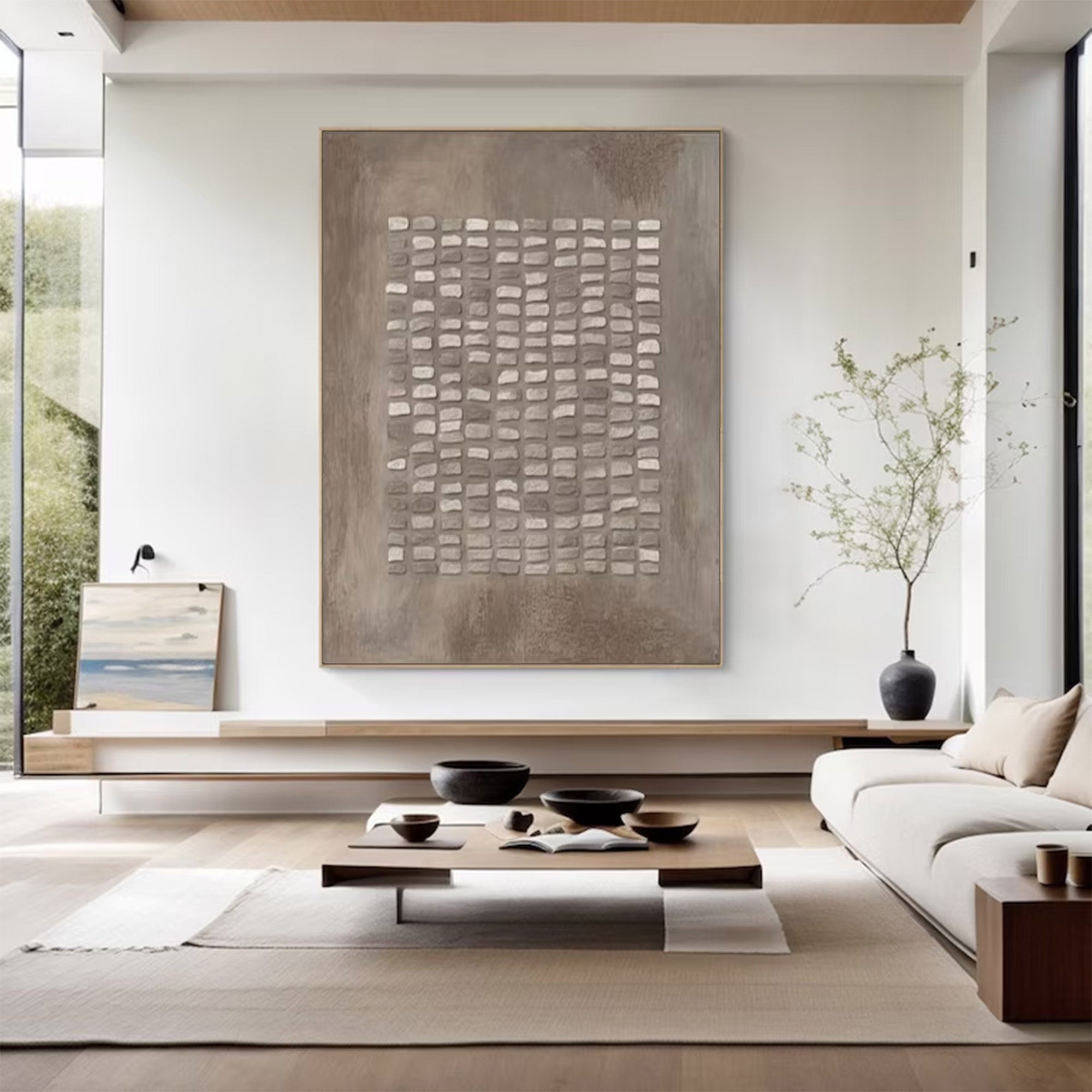 Large Textured Abstract Painting |KeirarArt #AG 126
