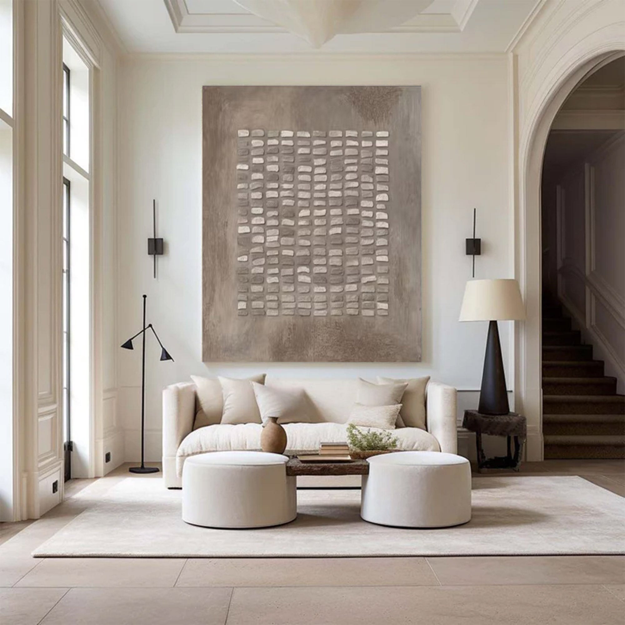 Large Textured Abstract Painting |KeirarArt #AG 126