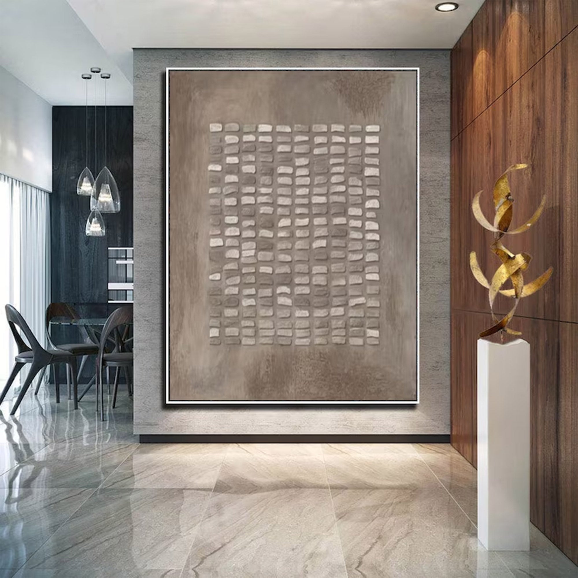 Large Textured Abstract Painting |KeirarArt #AG 126
