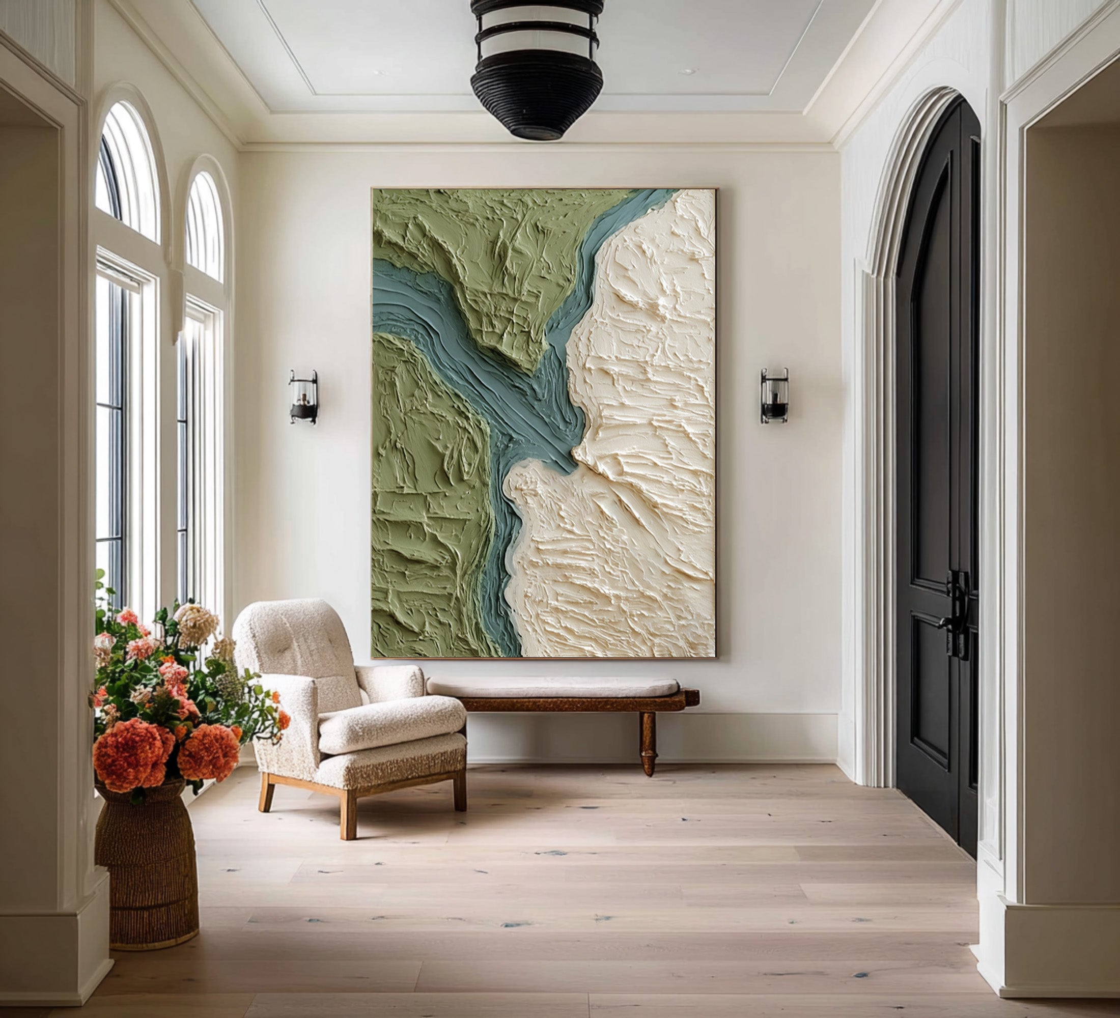 Vertical Large Statement Art | KeiraArt #CZ 024