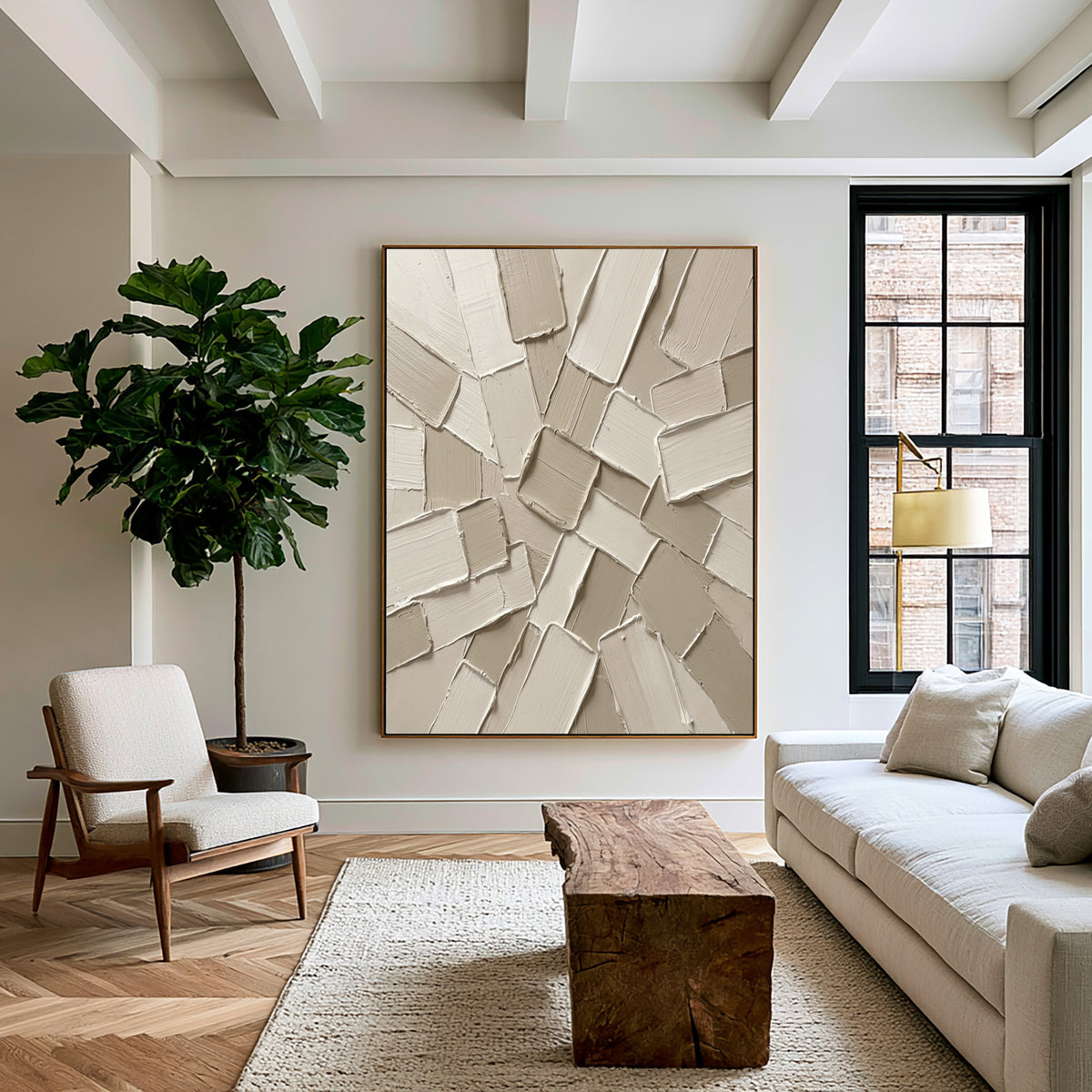 The Quiet Energy Of Form Large Textured Abstract Wall Art Neutral Sculptural Contemporary Relief Painting